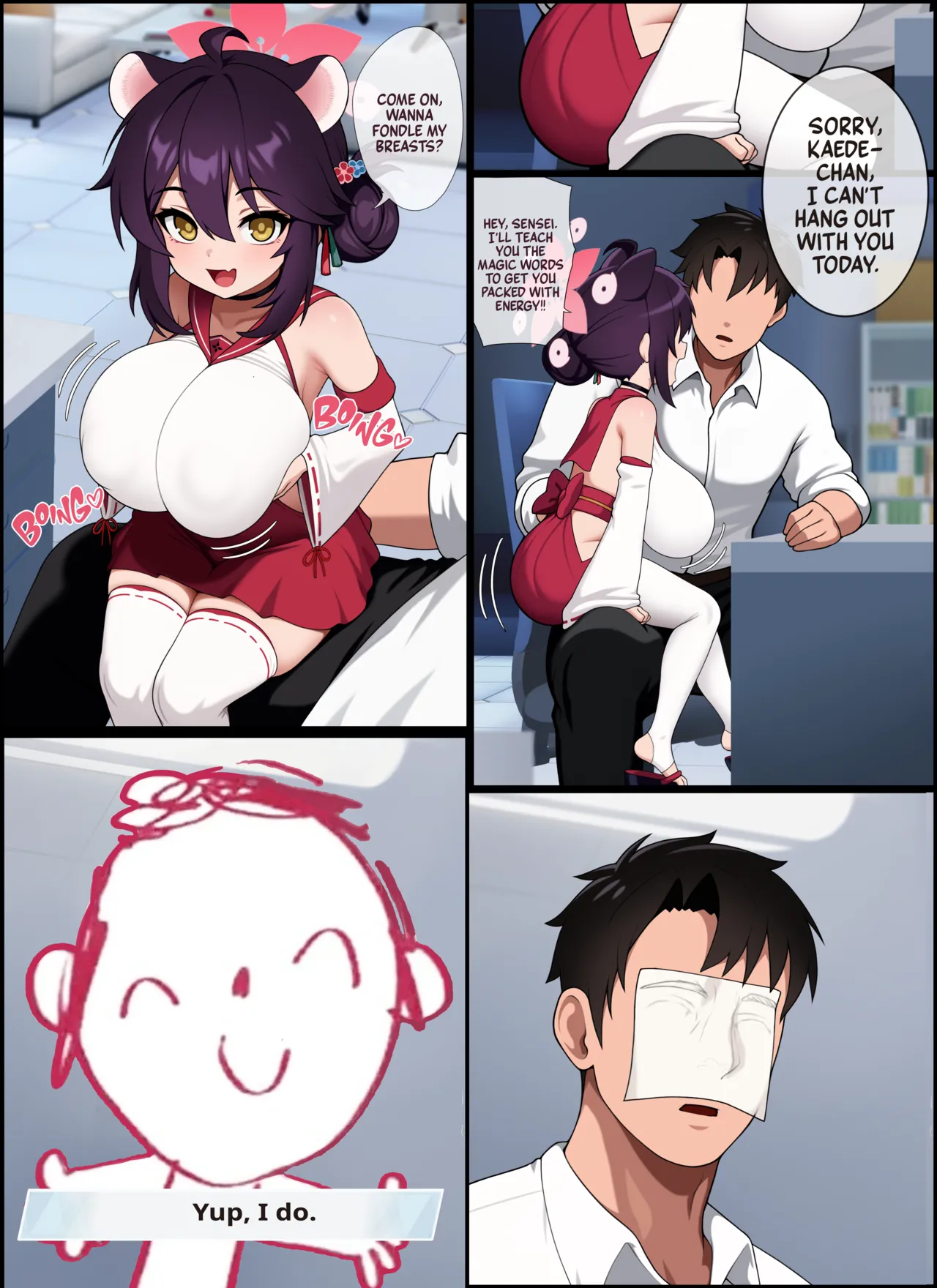 Kaede Cartoon page 3 full