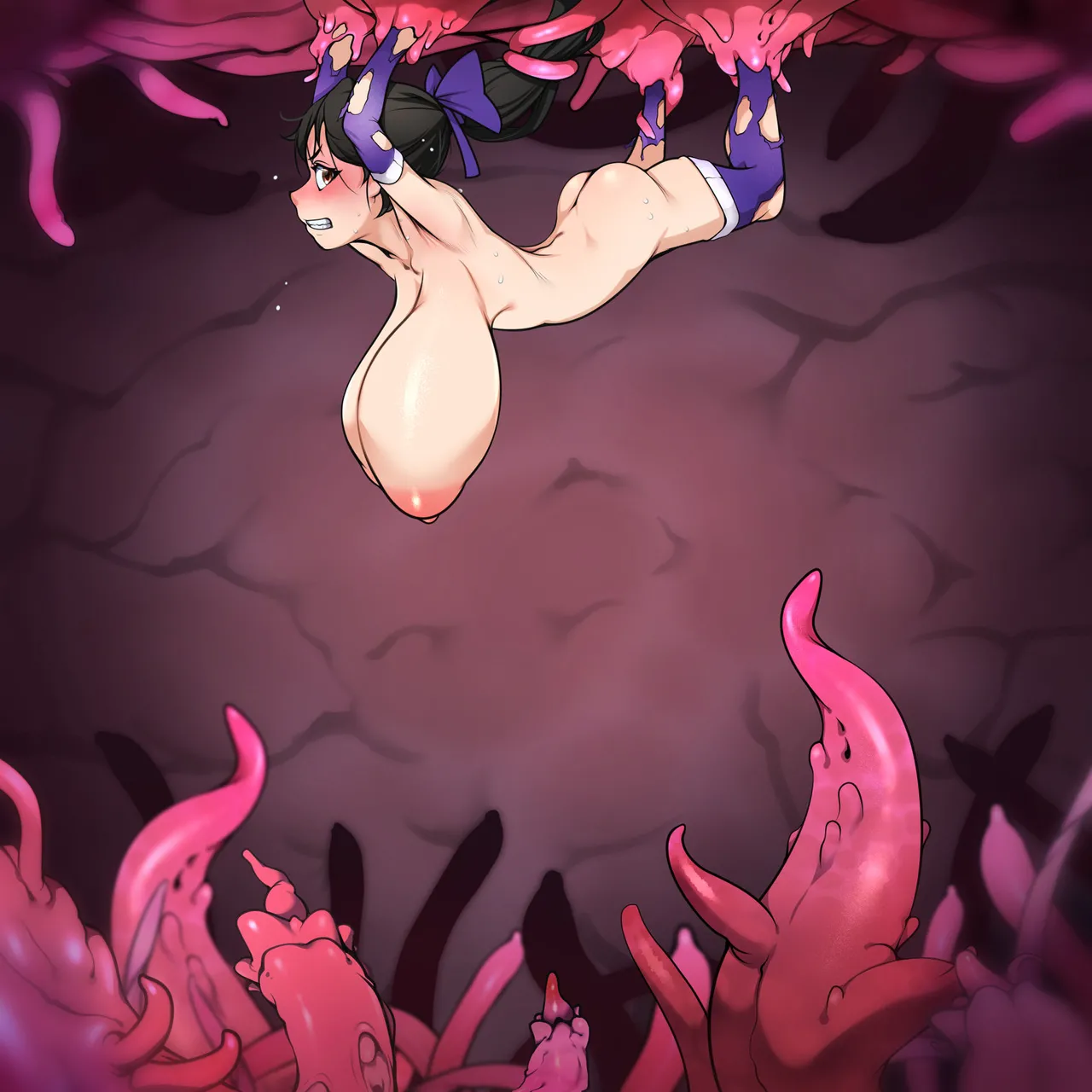 Busty Kunoichi-chan captured page 1 full