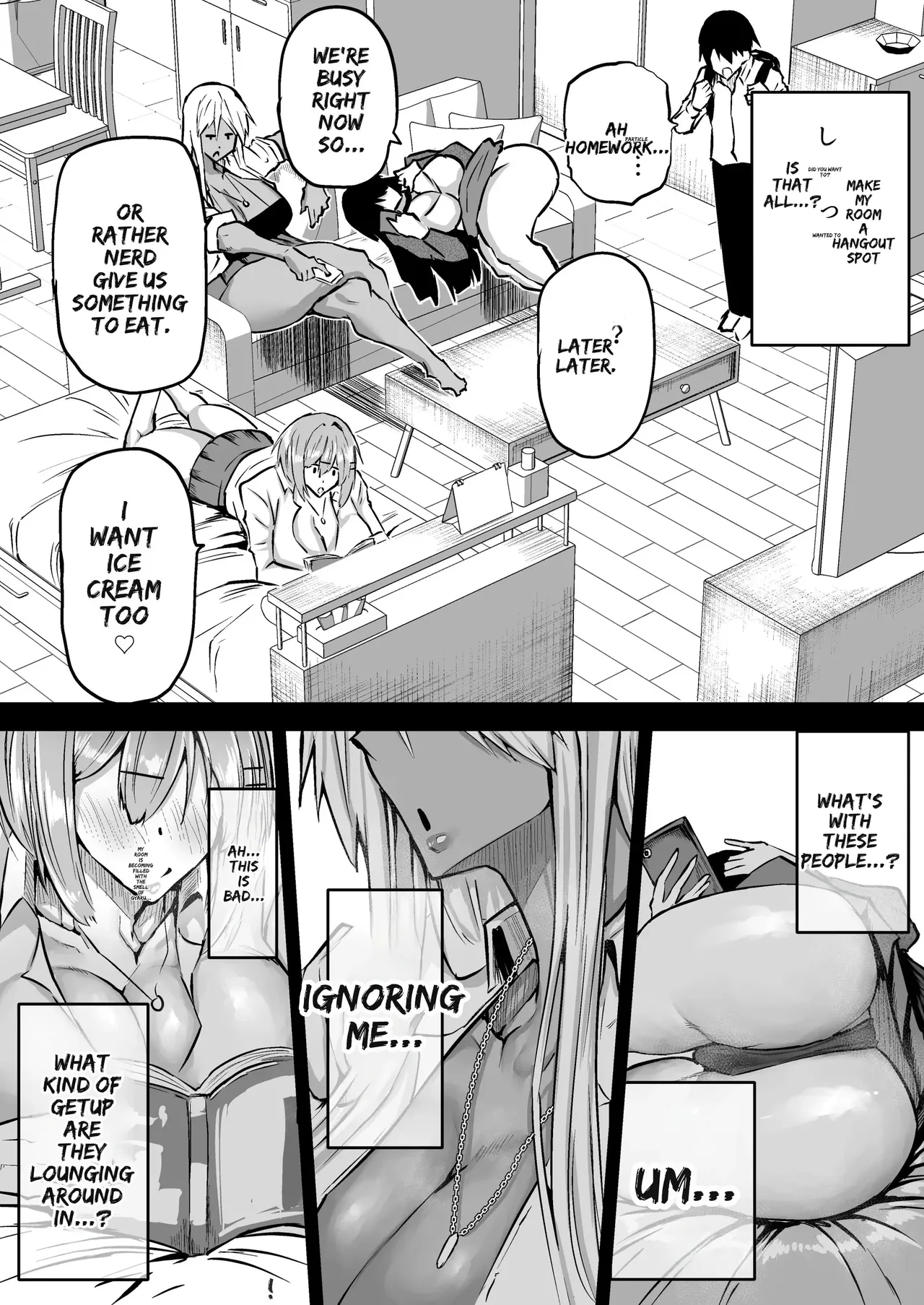Chae - "A big-boobed gyaru who squeezes money out of you. page 6 full