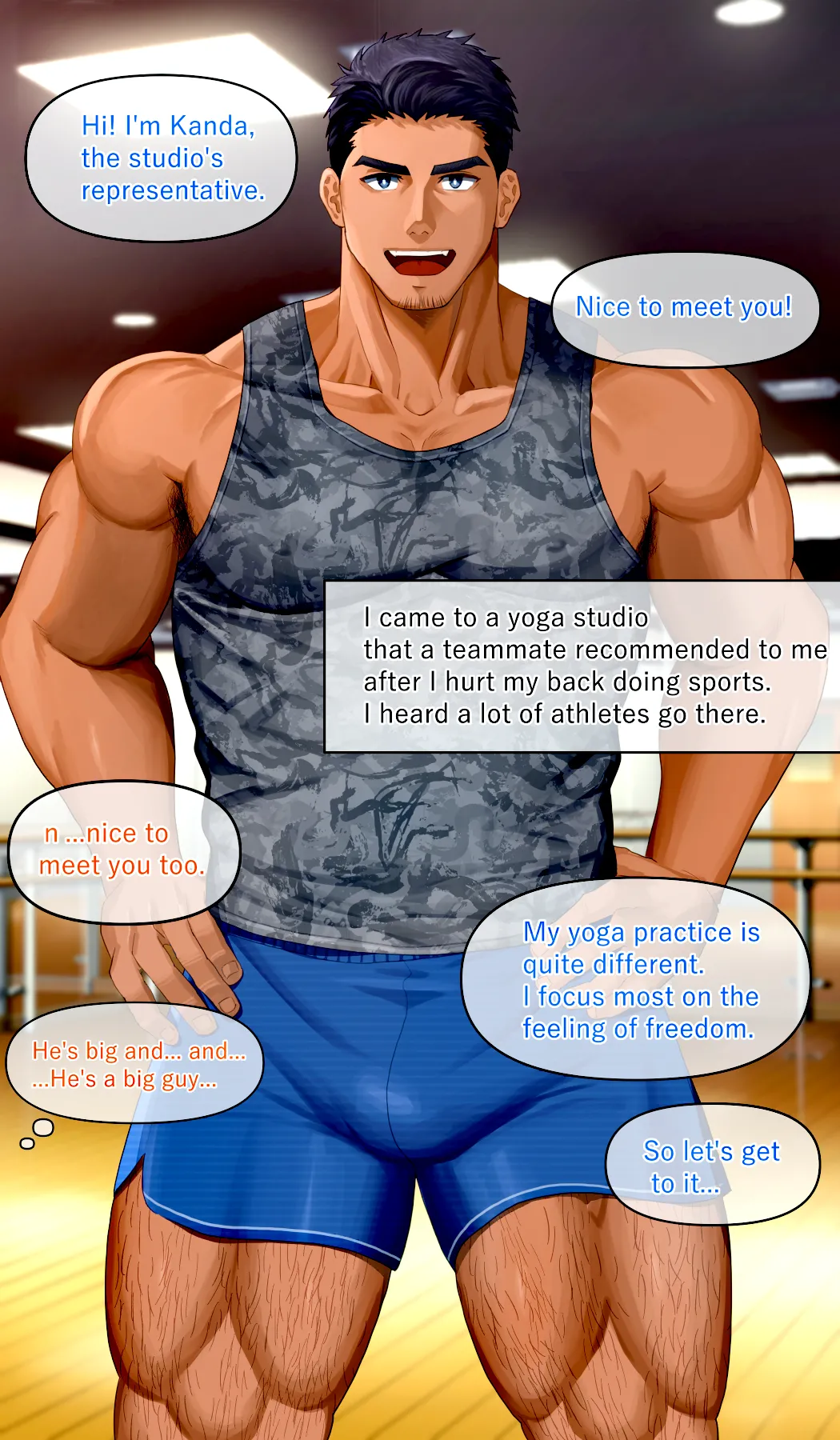 チ〇ポ丸出しホモセックスヨガ page 9 full