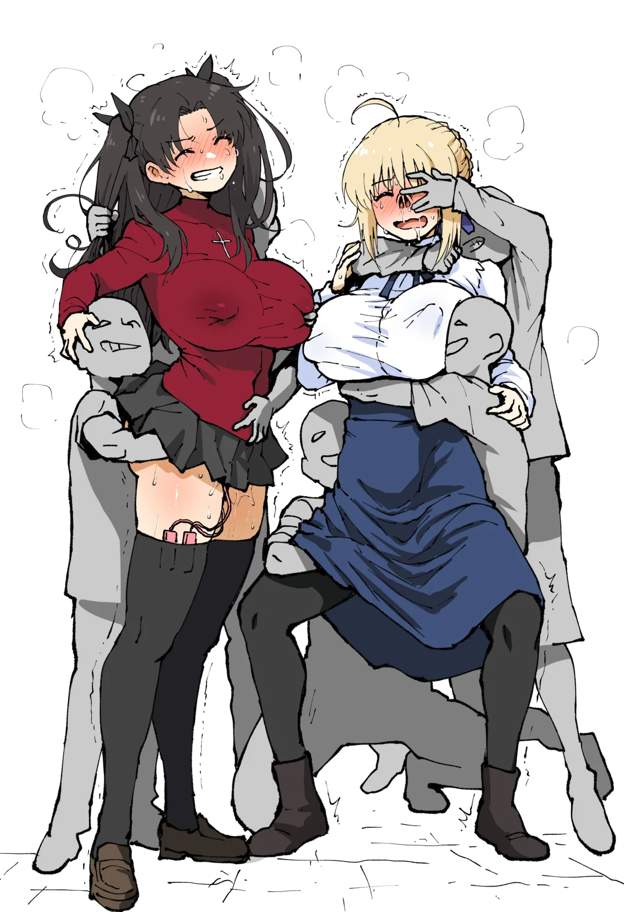 Rin Saber babysitting page 5 full