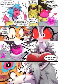 [NaiveTabby (Naive_Tabby)] Potion Party: Loona x Bee Kissing