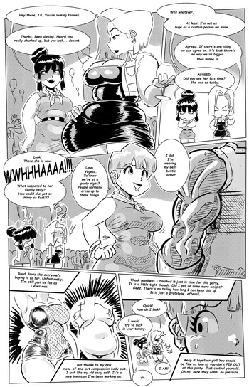 Fat DBZ Comic cover