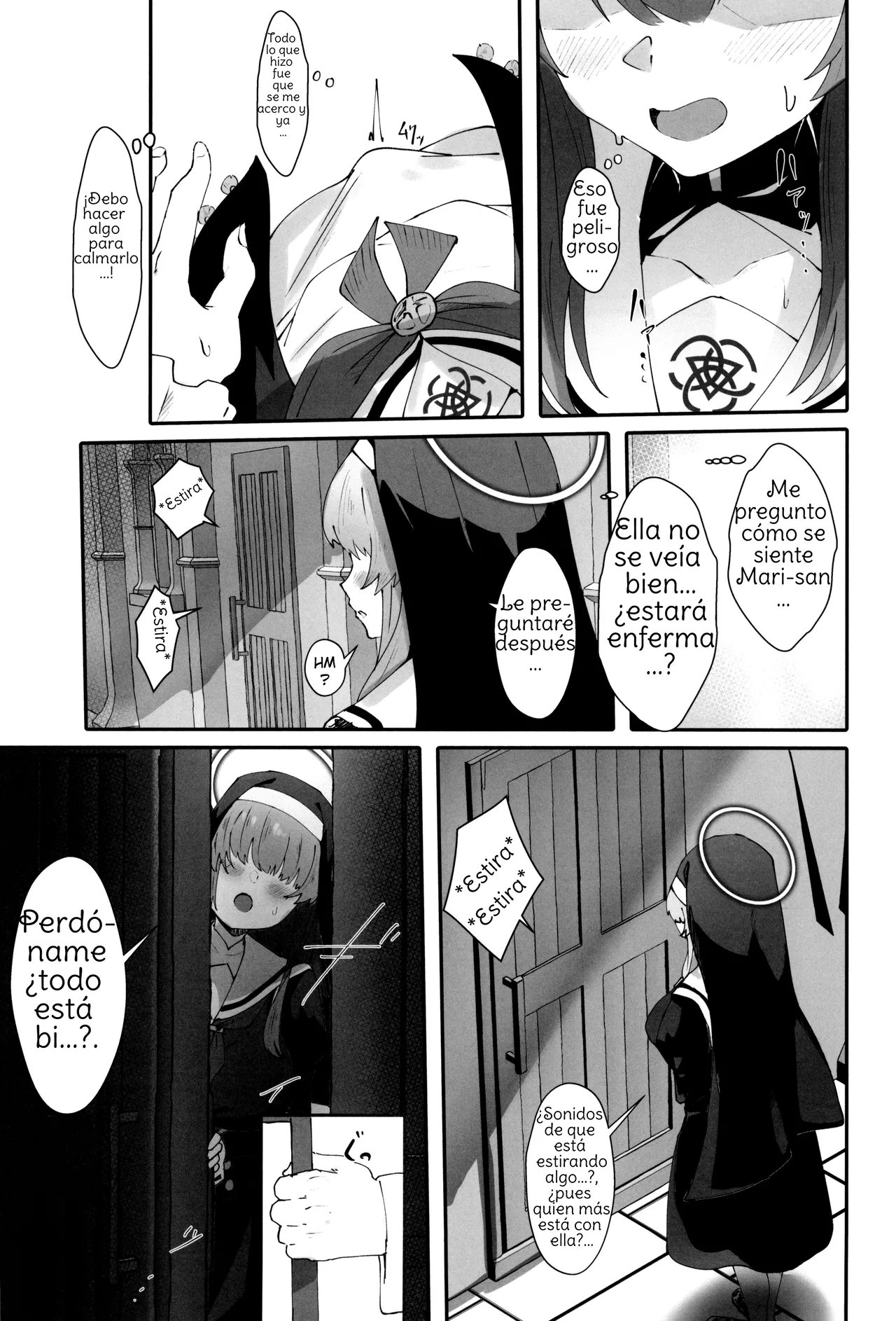 Teiketsu to Aiyoku no Kuuhaku ni ︱ In a vacuum of chastity and lust  Spanish page 7 full