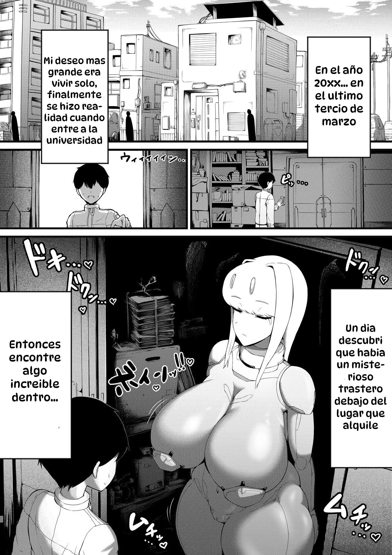 Bakunyuu Android Onee-san ni Ingo Maso Seme Seishori sareru｜La SexDroide Tetona que Cumple Todos mis Fetiches page 2 full