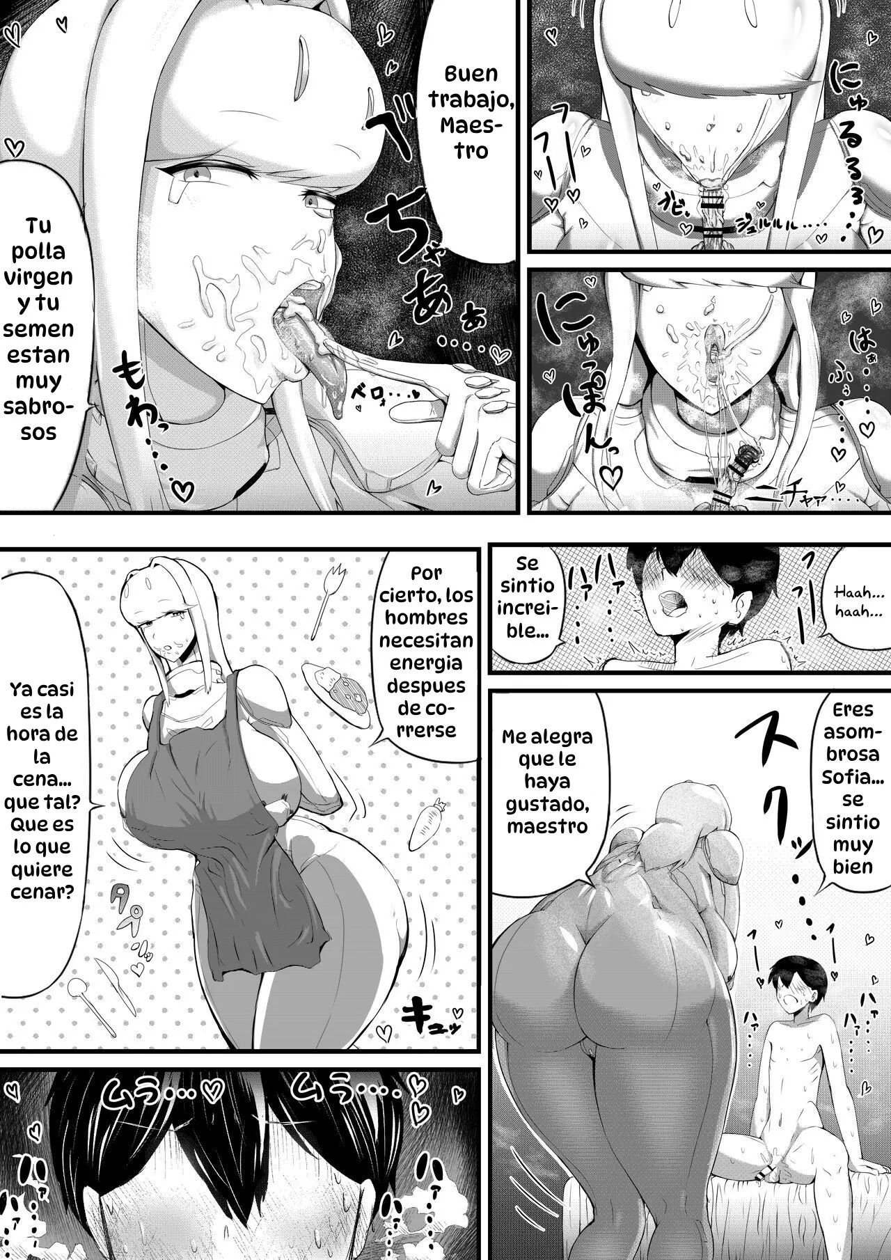 Bakunyuu Android Onee-san ni Ingo Maso Seme Seishori sareru｜La SexDroide Tetona que Cumple Todos mis Fetiches page 8 full