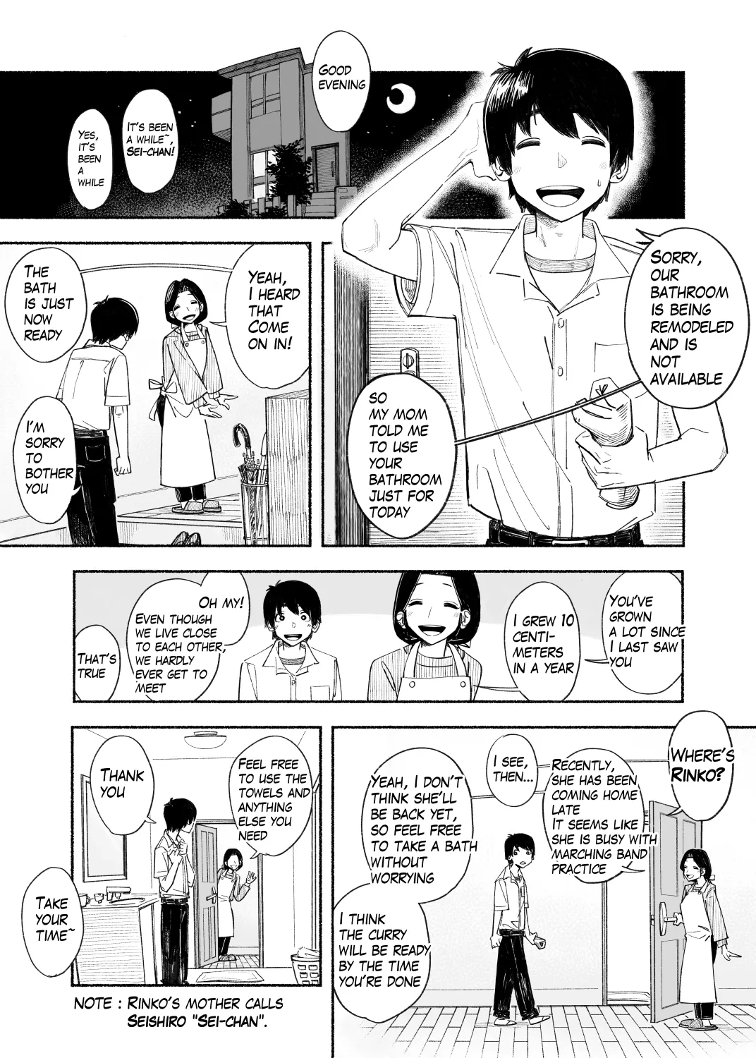 014 - Bathroom x Osananajimi x Unexpected page 1 full