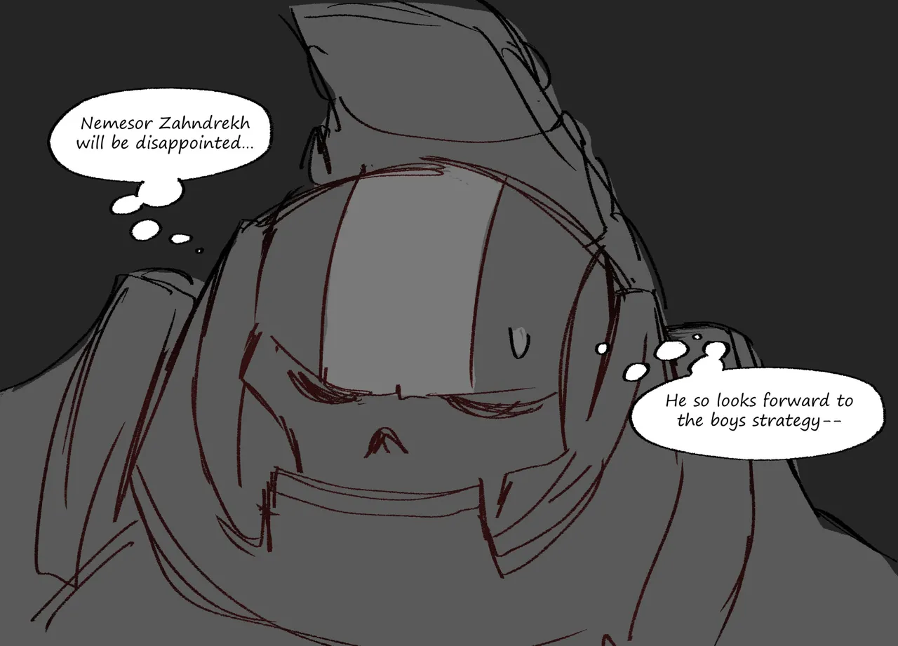 Nemesor Zandrekh and Lychguard Obyron adopt Alpharius and Omegon page 3 full