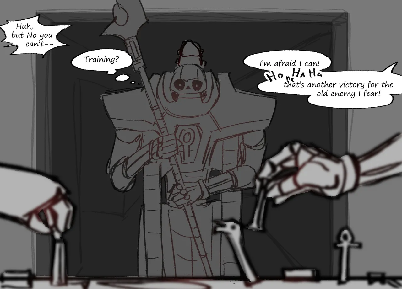 Nemesor Zandrekh and Lychguard Obyron adopt Alpharius and Omegon page 4 full