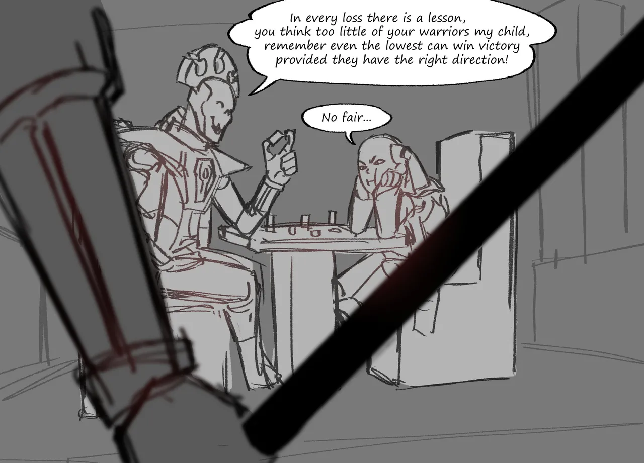 Nemesor Zandrekh and Lychguard Obyron adopt Alpharius and Omegon page 5 full