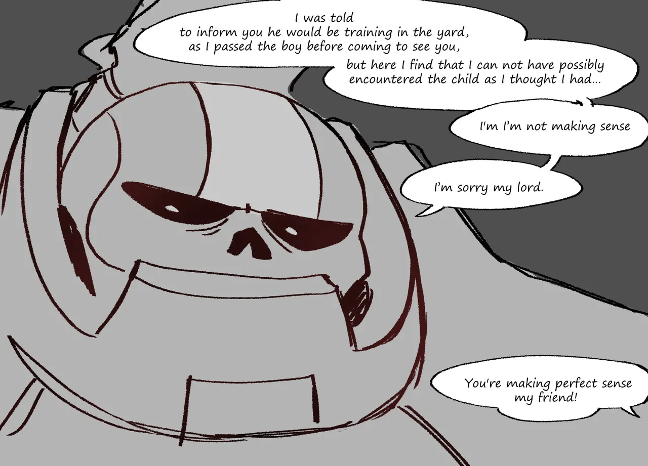 Nemesor Zandrekh and Lychguard Obyron adopt Alpharius and Omegon page 8 full