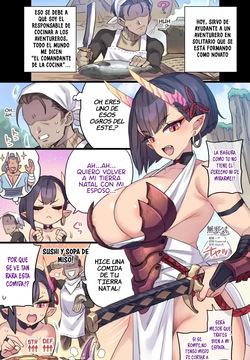 Un Chef Humano Cocinando Comidas Buffeadas Para Chicas Monstruo