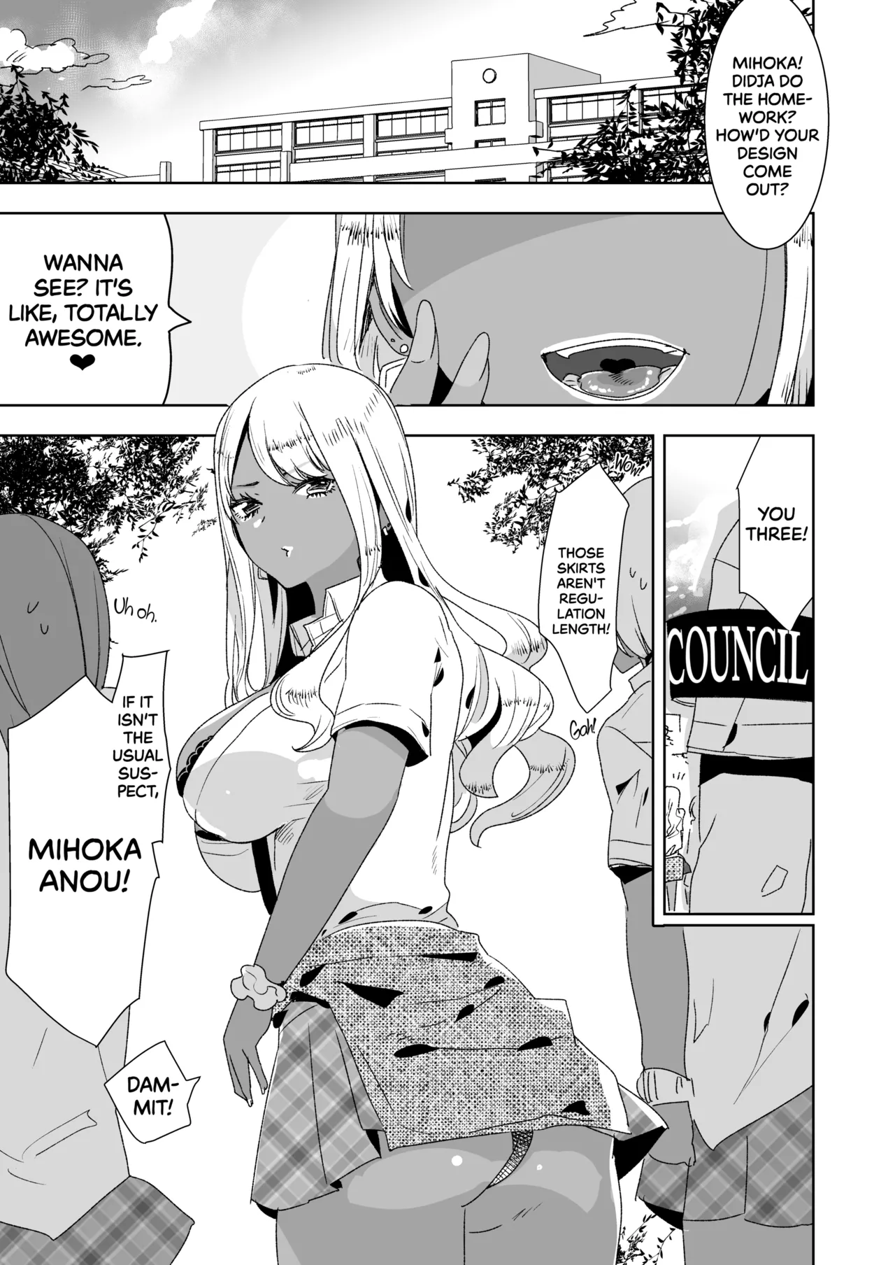 Futanari Kyokon Kuro Gal ni Gyaku Anal Fukujuu Saserareru nante... | I Would Never Get Dominated and Pegged by a Tan Gal With a Huge Cock! page 2 full