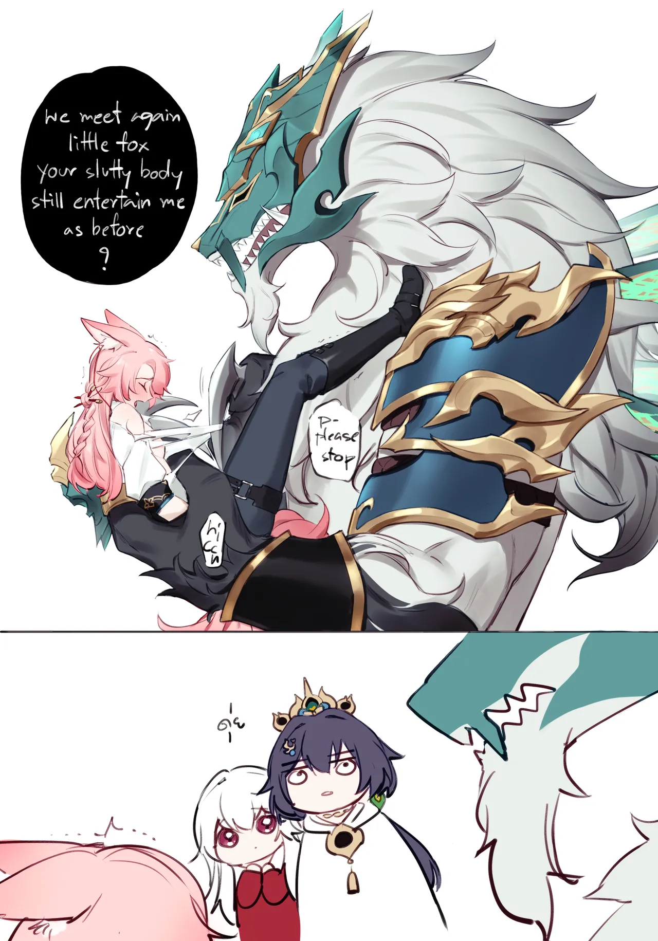 @afflatus_veil AniseTea Twitter Gallery: HSR Jiaoqiu/Hoolay yaoi + Jiaoqiu genderbend page 2 full