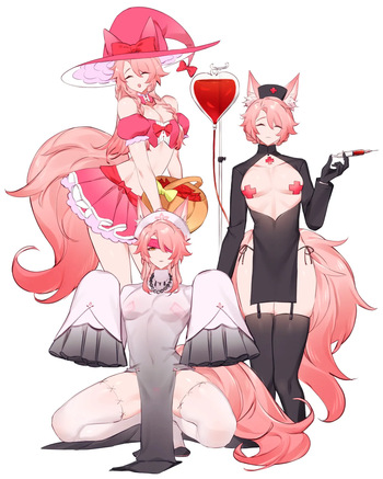@afflatus_veil AniseTea Twitter Gallery: HSR Jiaoqiu/Hoolay yaoi + Jiaoqiu genderbend cover