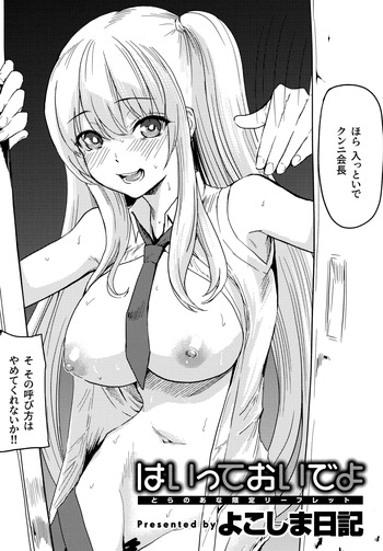 Haitte Oide yo Toranoana Tokuten 4P Leaflet cover