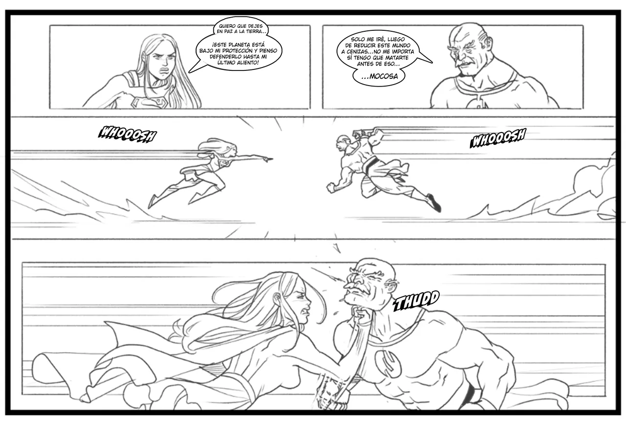 Supergirl vs Conquest page 2 full