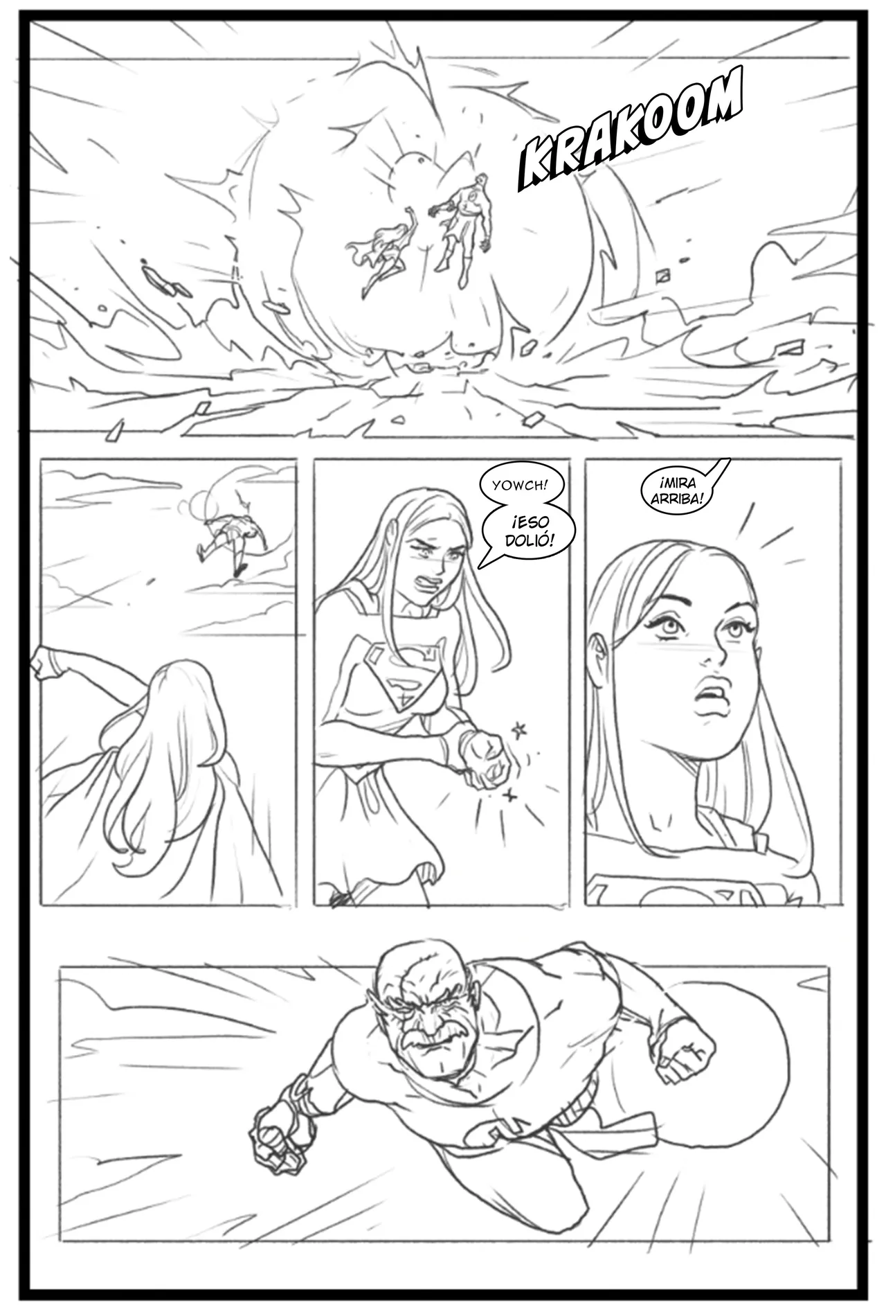 Supergirl vs Conquest page 3 full