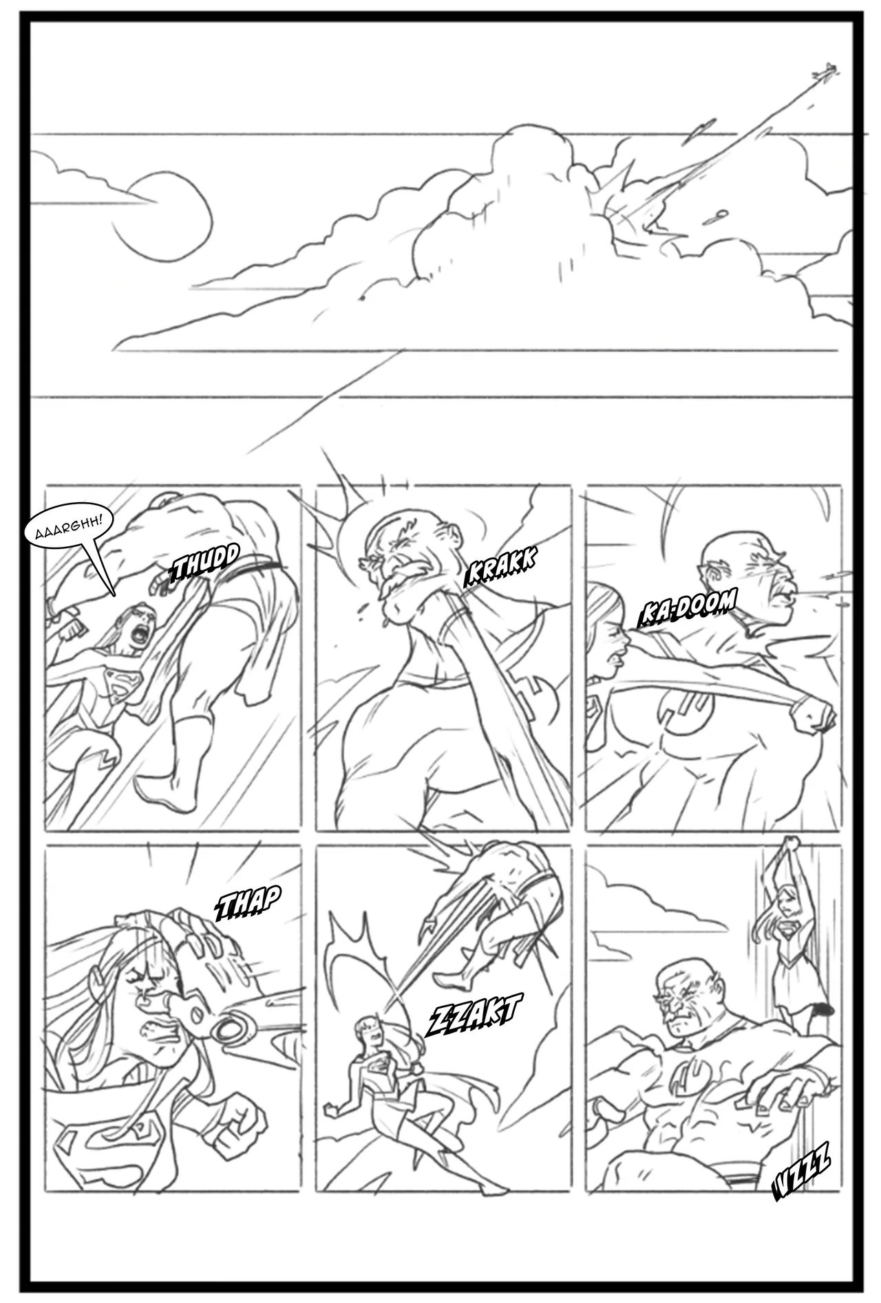 Supergirl vs Conquest page 7 full