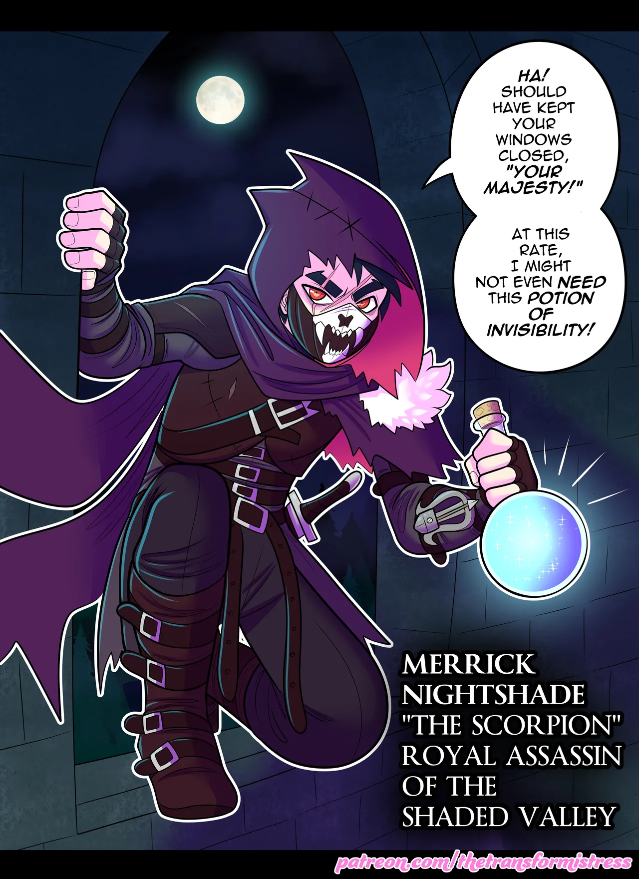 Rehabilitation of a Hero: Pixie page 1 full