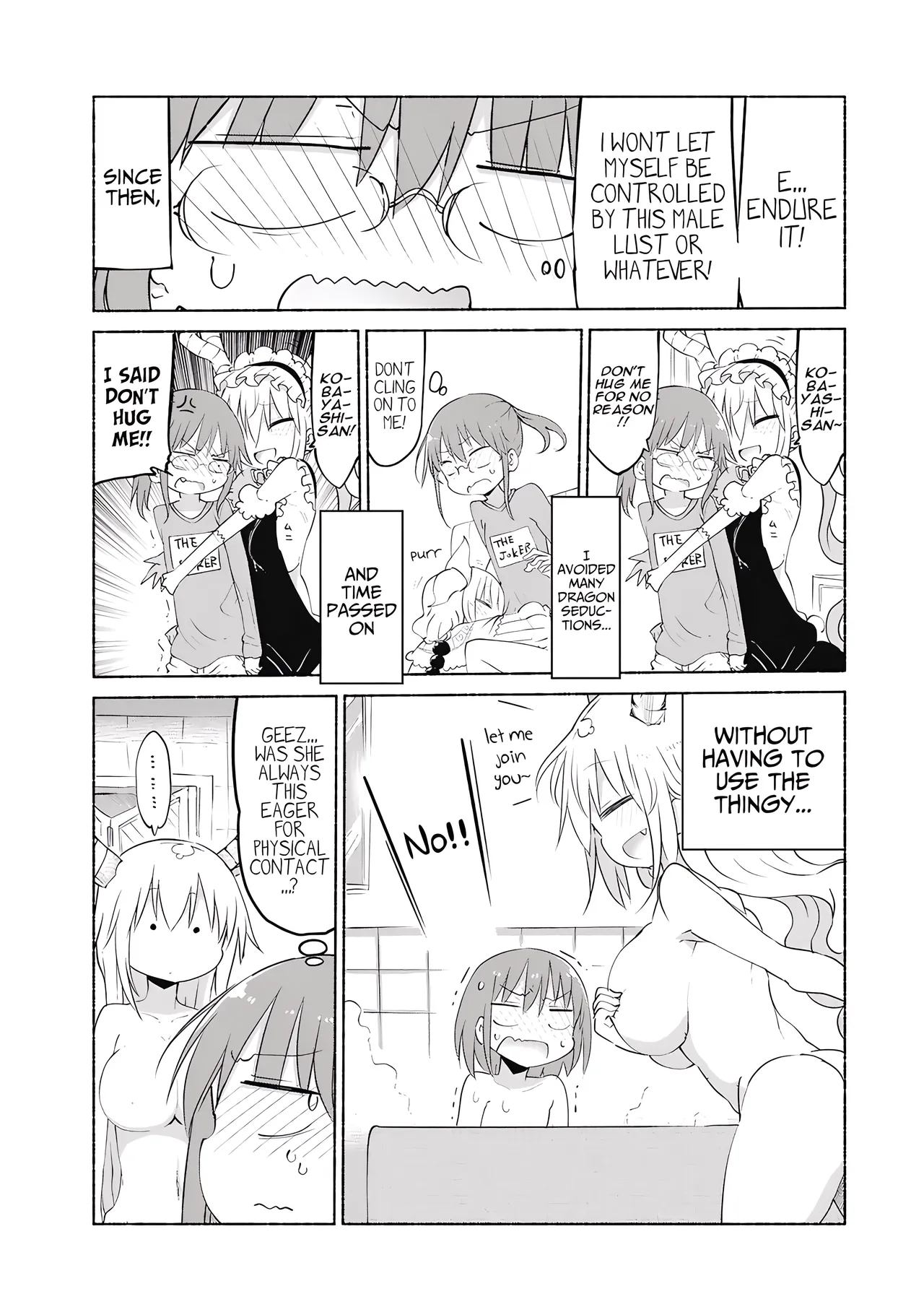 Kobayashi-san Chi No Maid Dragon - Fan Service Manga ecchi panels. page 8 full