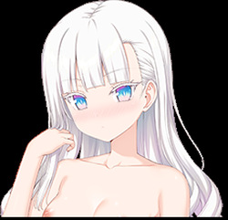 [Azarashi Soft+1] Aikotoba -Silver Snow Sister- (Character set) face up blush