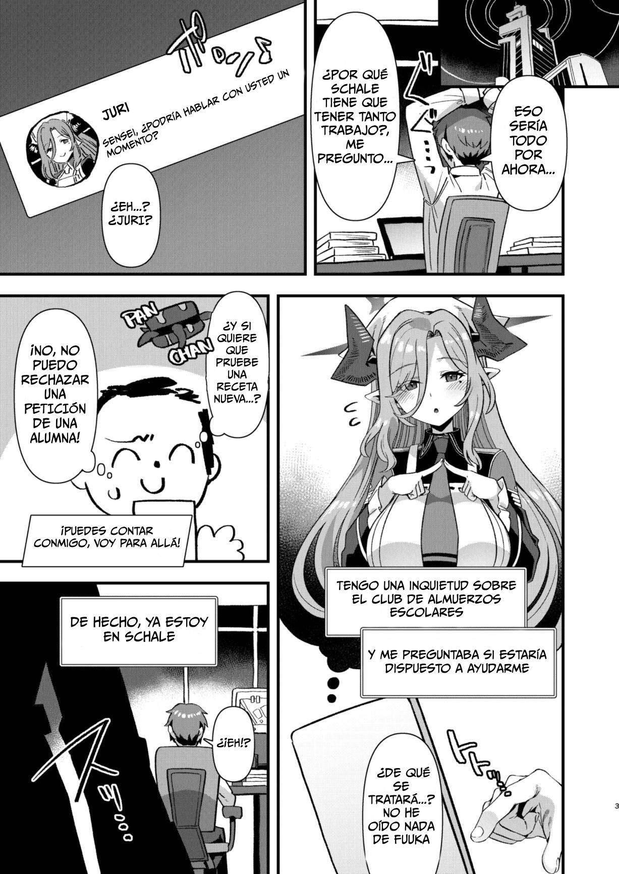 Gehenna Gakuen Kyuushoku-bu Ushimaki Nyuugyou｜Gehenna Gakuen Club de Almuerzos Escolares La Leche de Ushimaki page 2 full