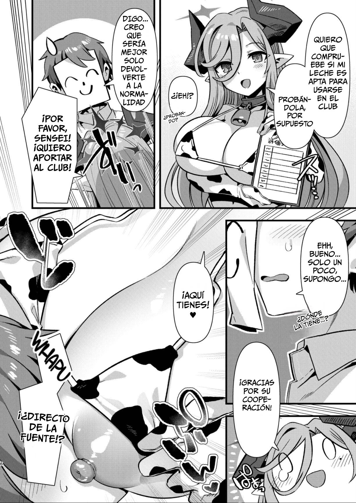 Gehenna Gakuen Kyuushoku-bu Ushimaki Nyuugyou｜Gehenna Gakuen Club de Almuerzos Escolares La Leche de Ushimaki page 5 full