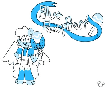 Artist:popthebean  Blue RaspBerry cover