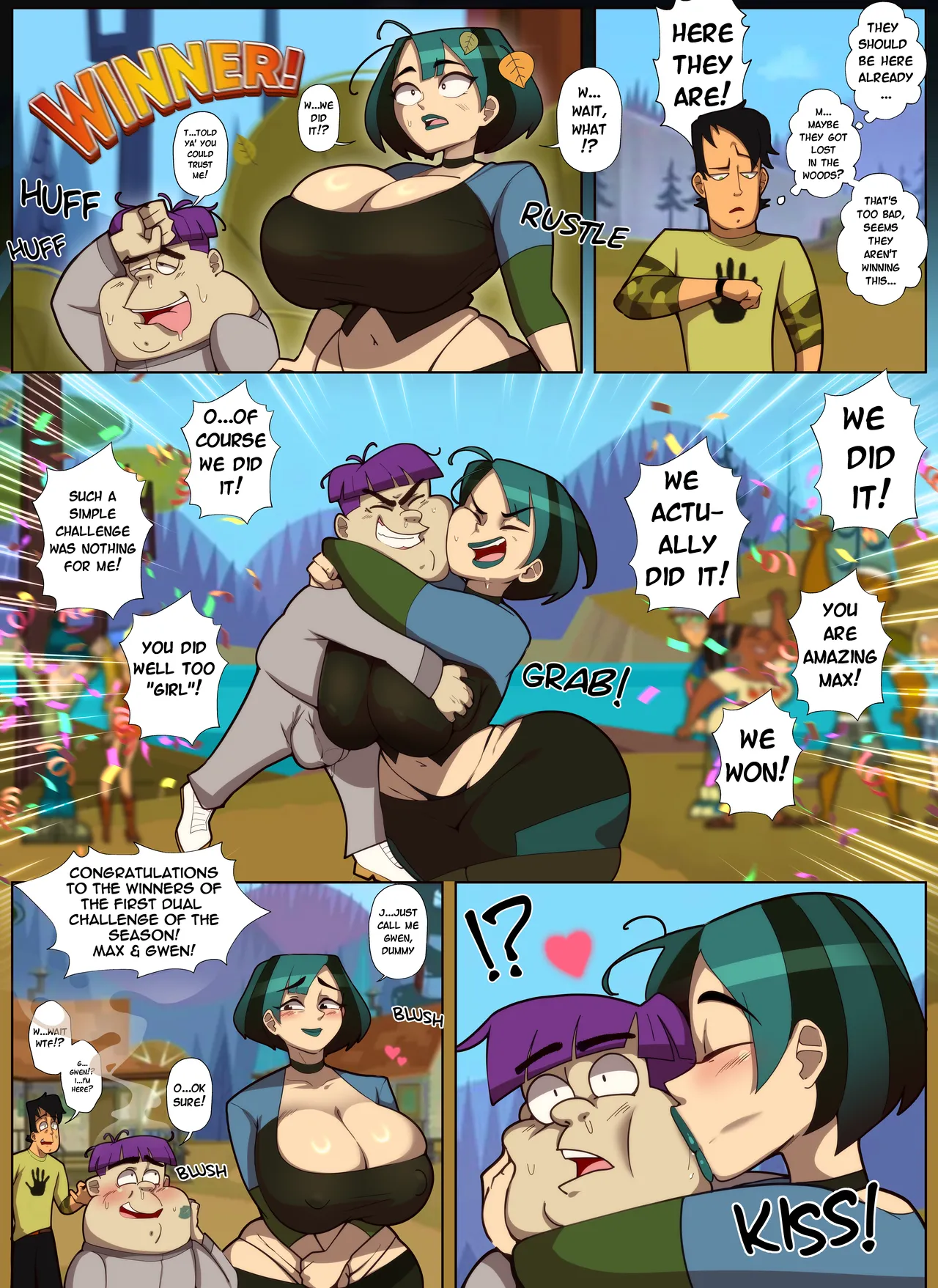 Total Drama Island: The Adventures of Gwen! SLIMED page 2 full