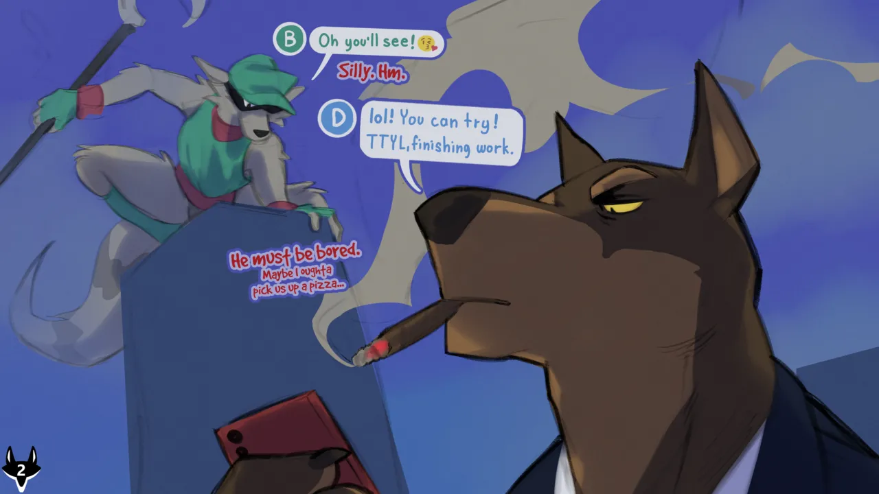 Robbin Raccoon in: Ding Dog Dicked page 2 full