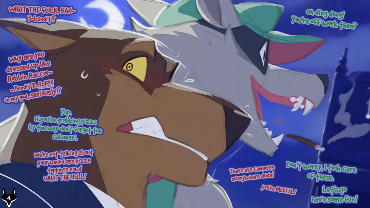 Robbin Raccoon in: Ding Dog Dicked page 4 full