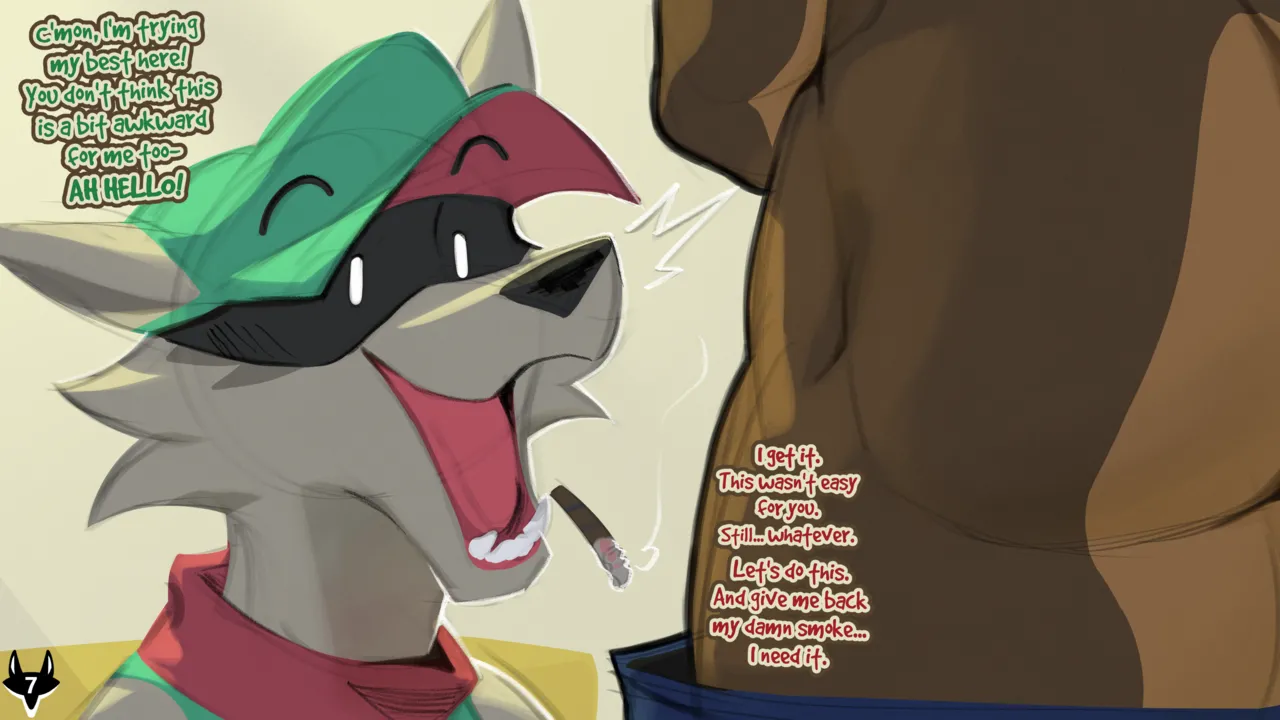 Robbin Raccoon in: Ding Dog Dicked page 7 full