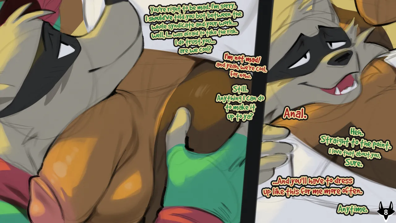 Robbin Raccoon in: Ding Dog Dicked page 8 full