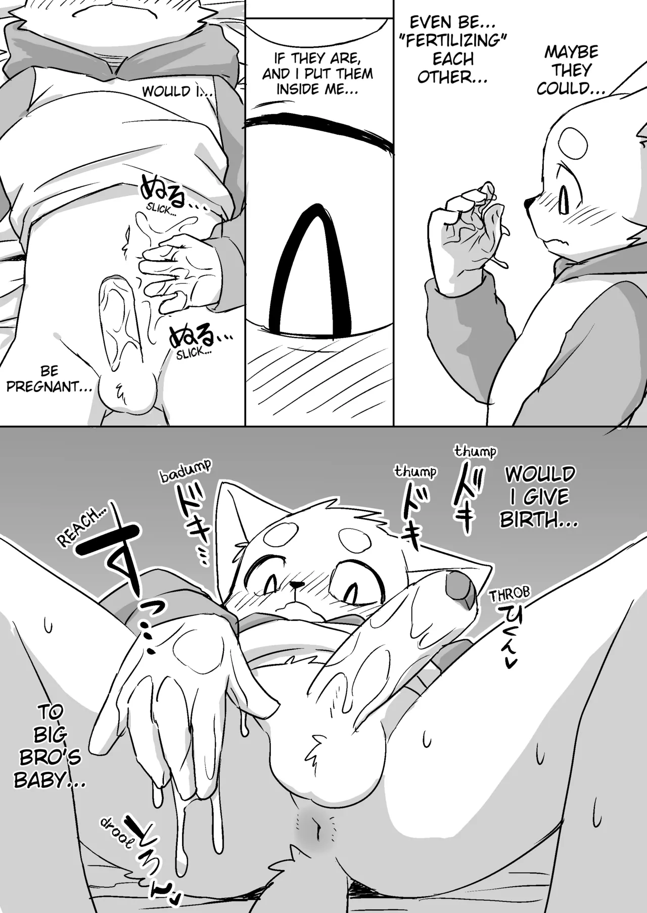 Manmosu Marimo - A Lil Bro Wrongly Thinks He's Pregnant Manga page 10 full