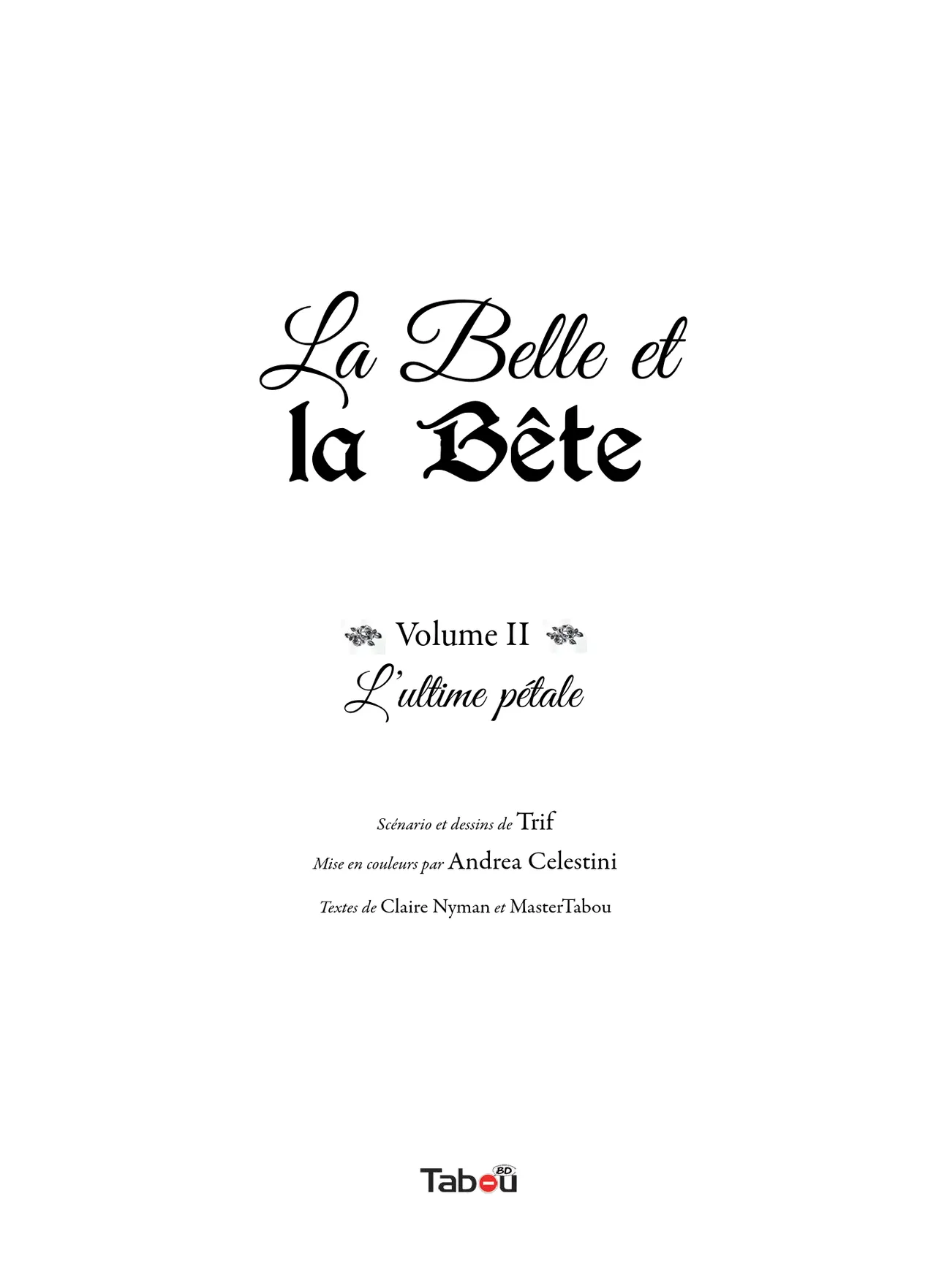 Trif La Belle Et La Bête 2 L'Ultime pétale page 3 full