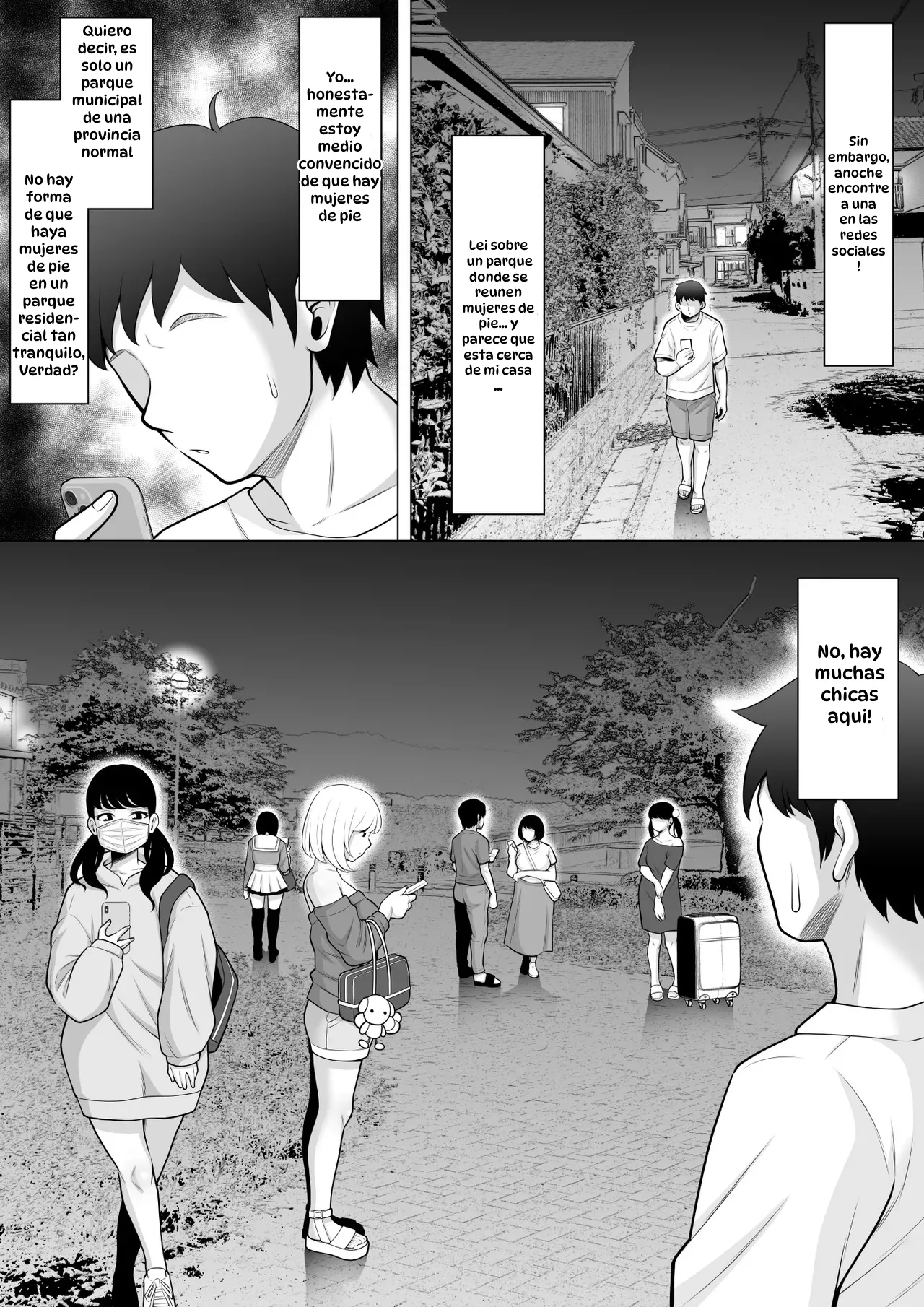 Uwasa no Tachinbo Kouen de Kuro Gal JK Katte Nama Nakadashi Shita Hanashi｜Compré a una Bronceada Gal de Preparatoria en el Famoso Parque de Mujeres de Pie y Me Corrí Dentro de Ella sin Condón page 3 full