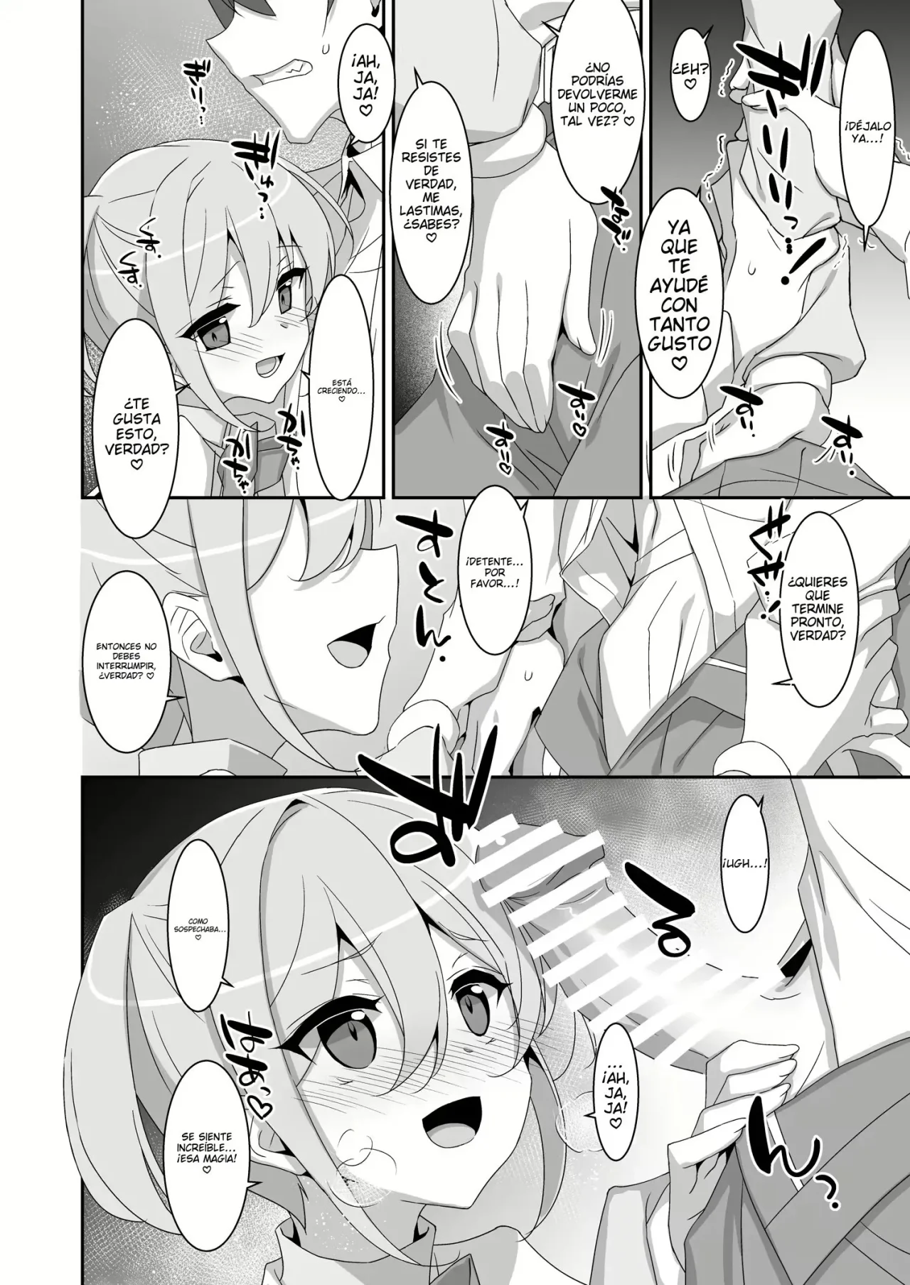 Suki na Ko ga Iru no ni Mahou Shoujo ni Okasareteimasu｜Aunque Estoy Enamorado de Alguien, Una Chica Mágica me Está Violando page 8 full