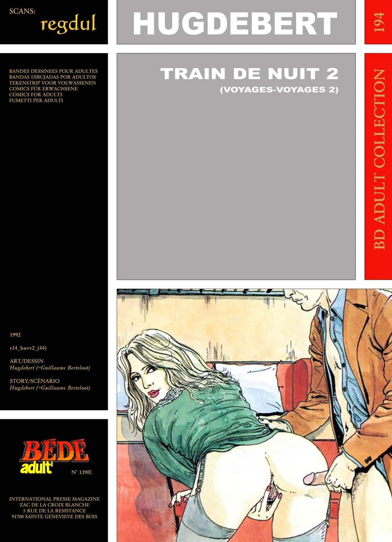 Hugdebert  - Train de Nuit #2 : Voyages-voyages #2 page 1 full