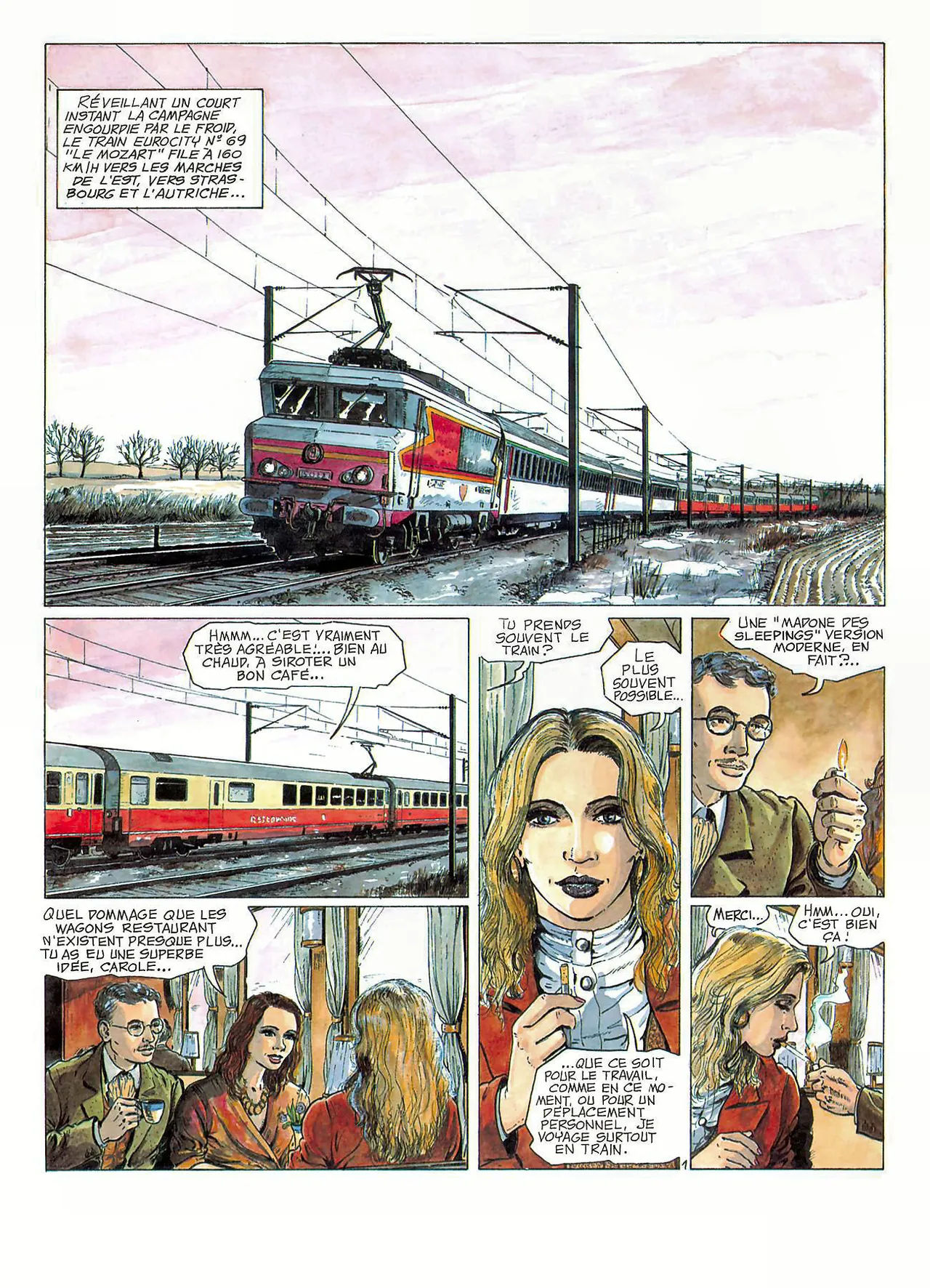 Hugdebert  - Train de Nuit #2 : Voyages-voyages #2 page 2 full