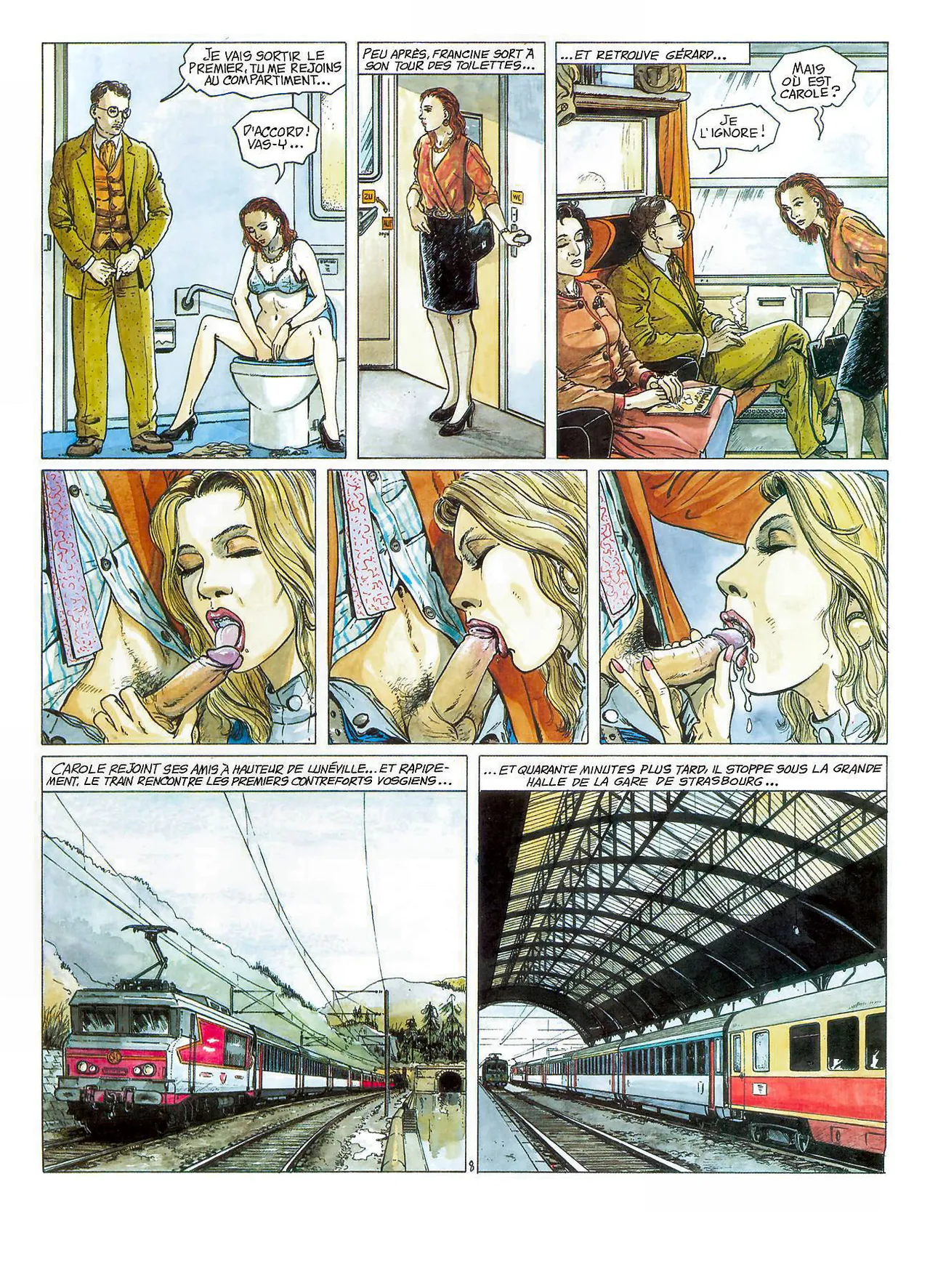Hugdebert  - Train de Nuit #2 : Voyages-voyages #2 page 9 full