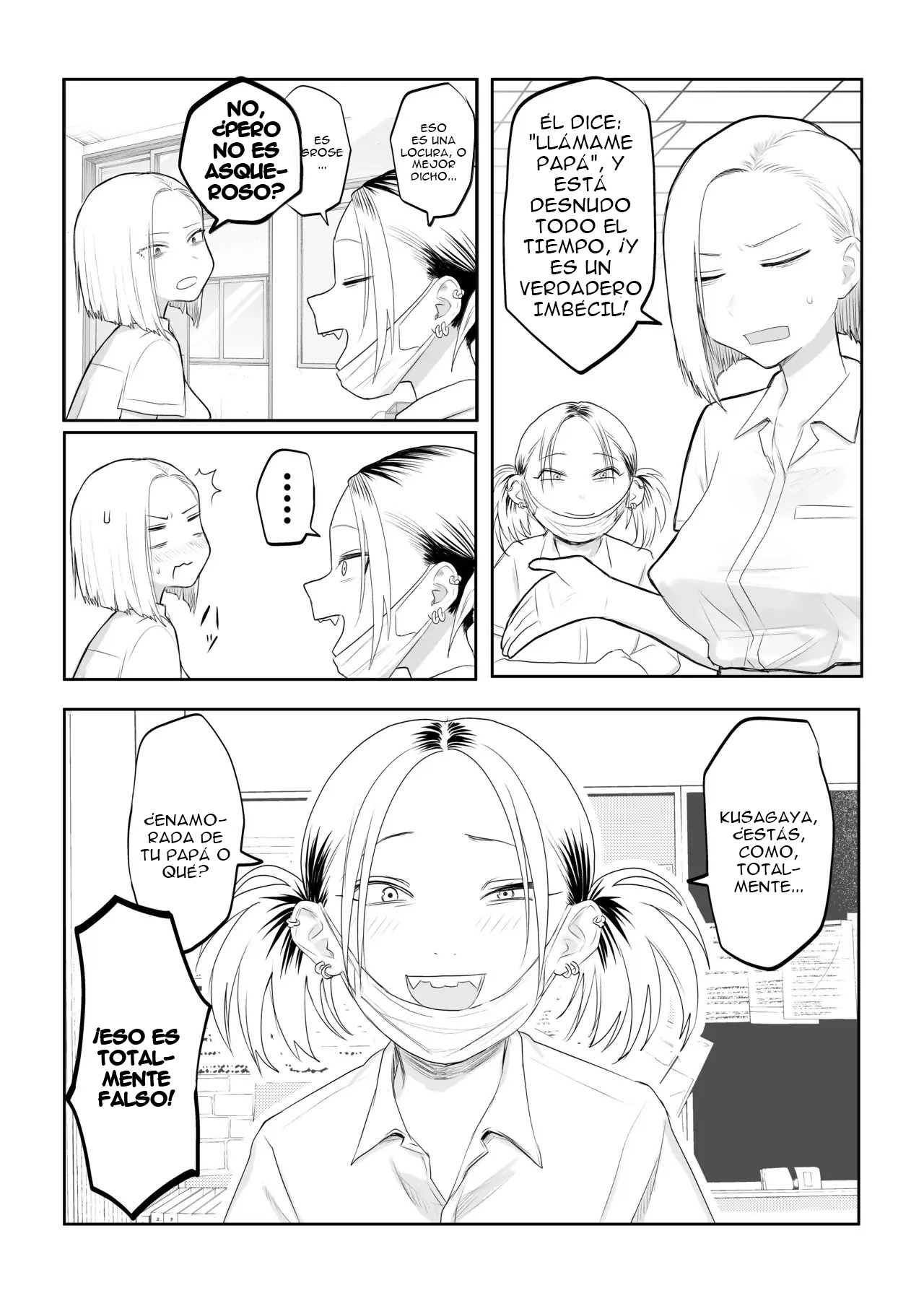 Tsundere Fathercon Kusagaya-san | Kusagaya-san, La Tsundere con Complejo de Padre page 4 full