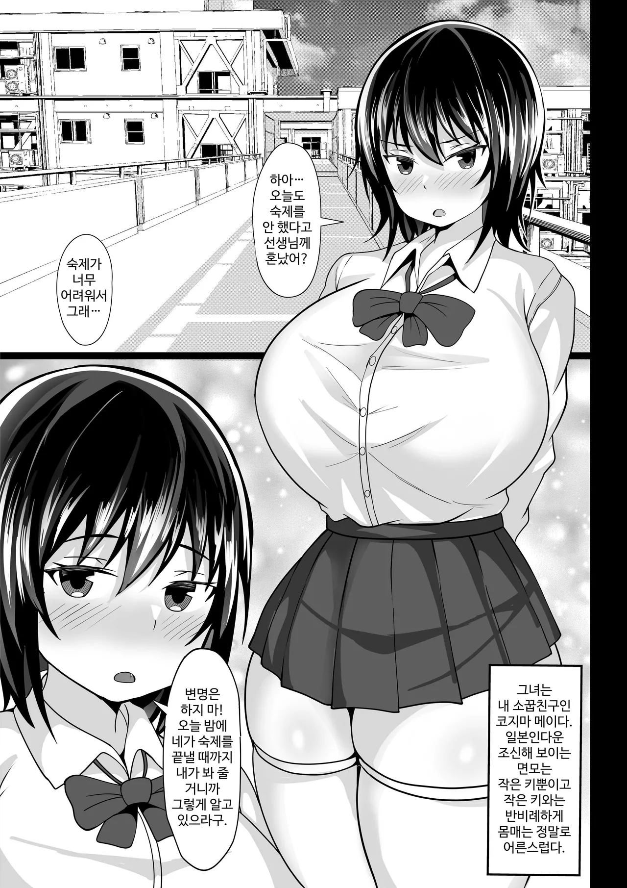 Konya no Shukudai, Osananajimi to Yarisugita | 오늘 밤의 숙제, 소꿉친구랑 지나치게 해버렸다 page 4 full