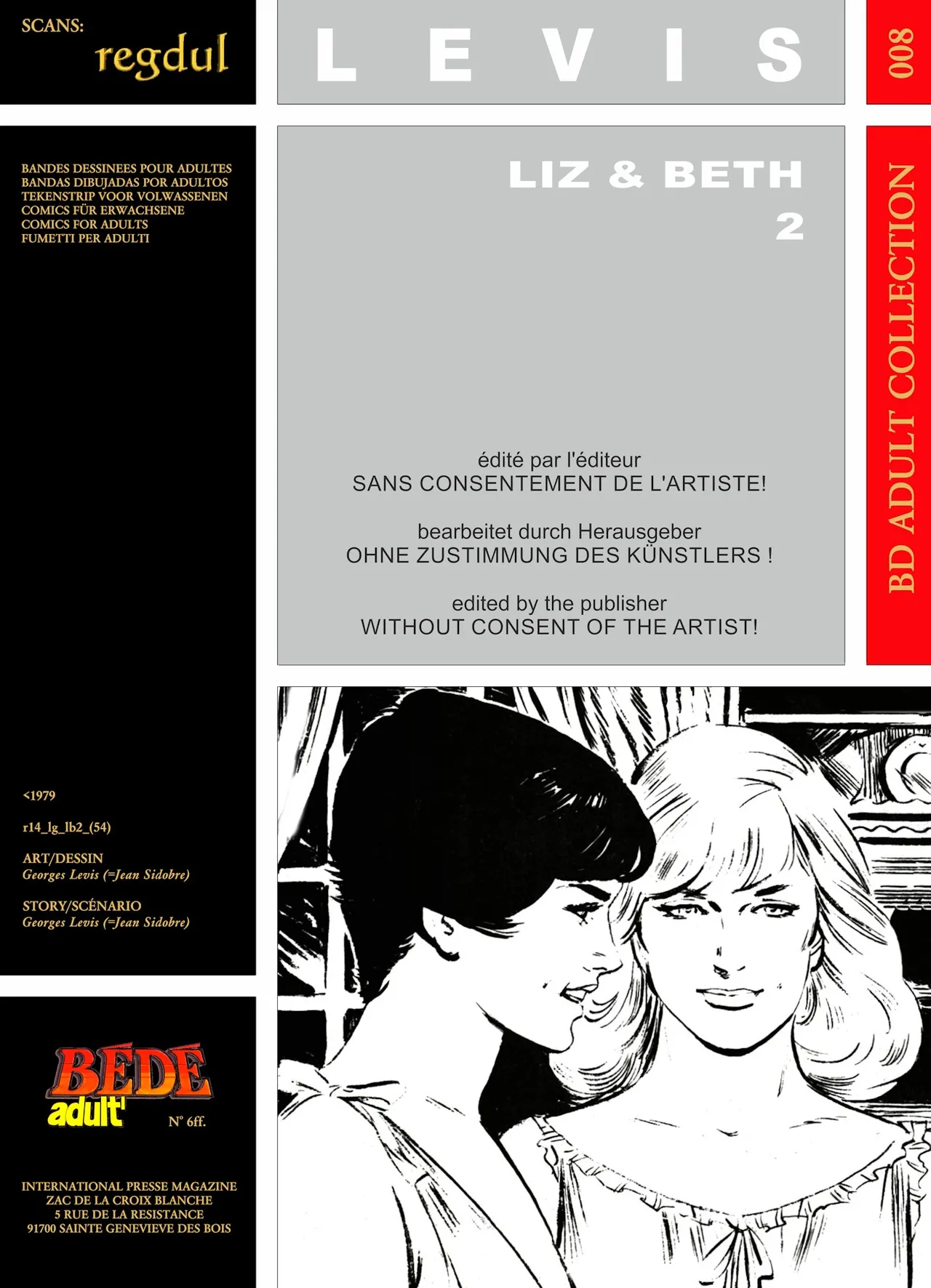 Georges Levis  - Liz et Beth #2 page 1 full