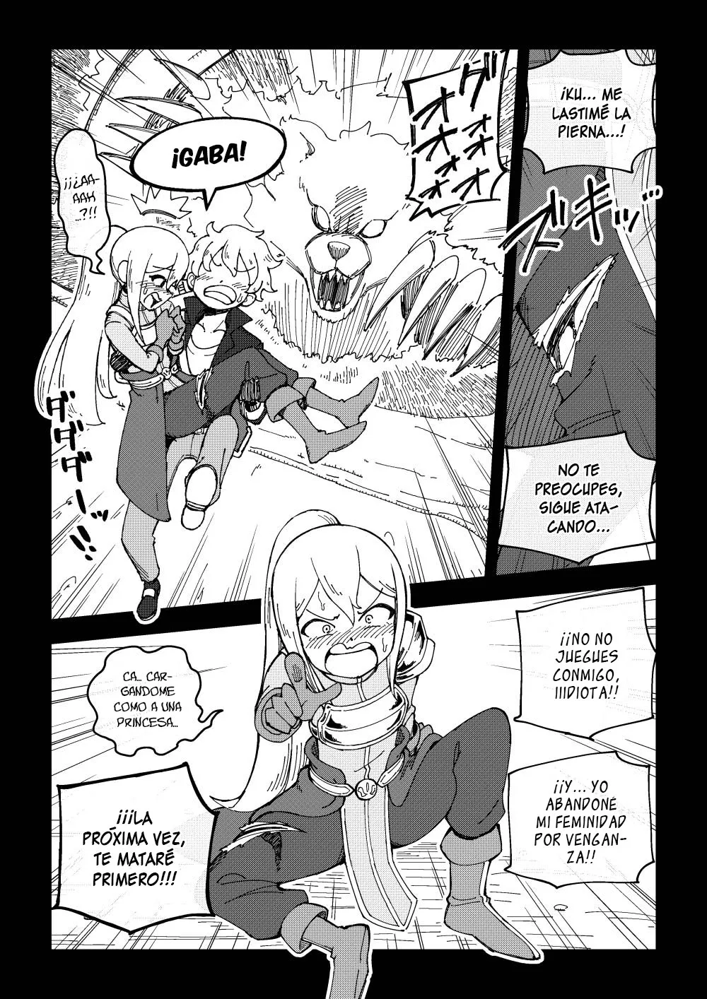 Reizoku Musume ~Fukutsu no Onna Kenshi~ | Una Doncella Esclavizada ~La Espadachina Tenaz~ page 9 full