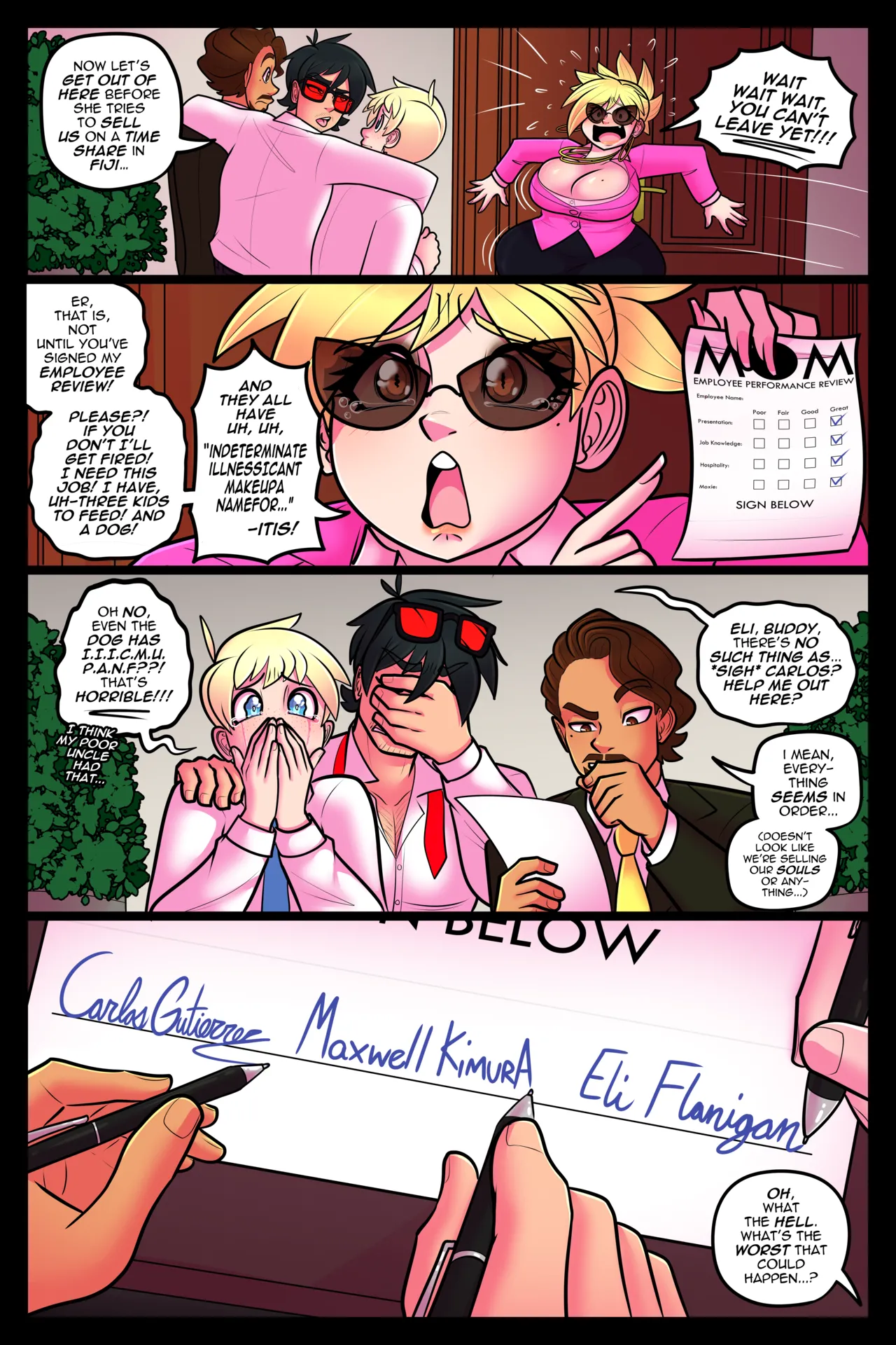 M.O.M.: The Multi-Level Mom-keting Scheme, Vol. 1 page 6 full