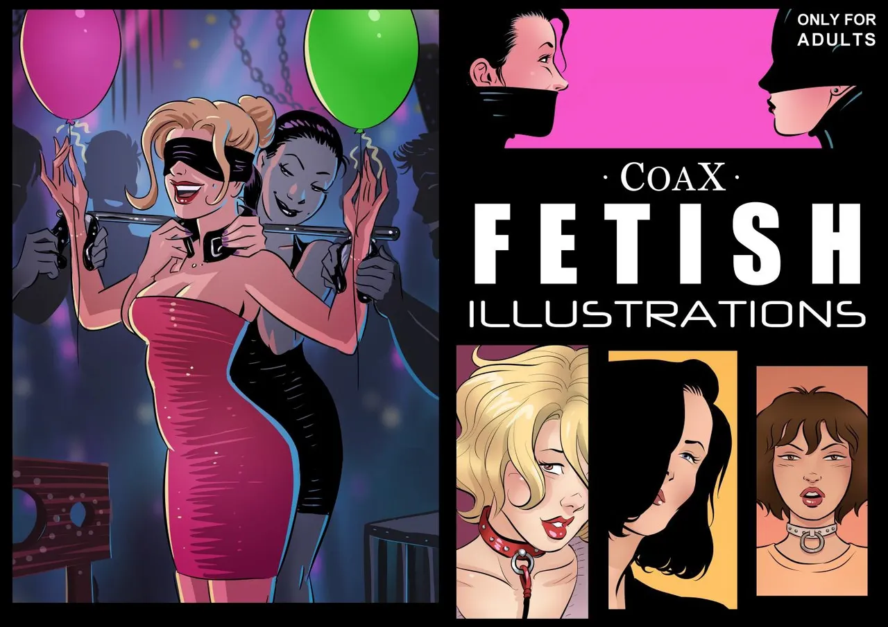 Coax Fetish Illustrations page 1 full