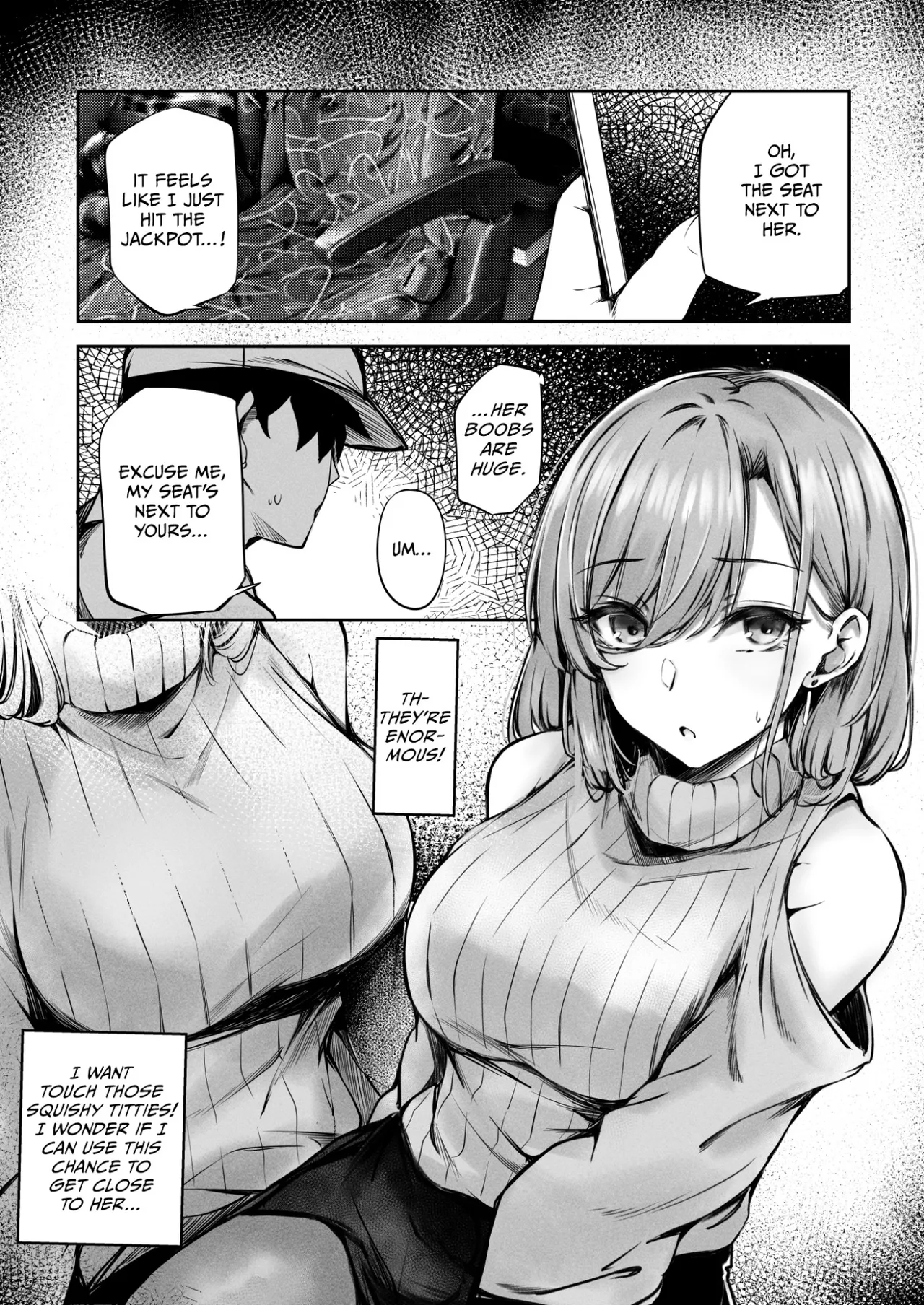 Tonari no Oneesan ga Ero sugite Shikottetara Kossori Nuite Kureta Hanashi | The Sexy Girl in the Next Seat Gave Me a Handjob page 6 full