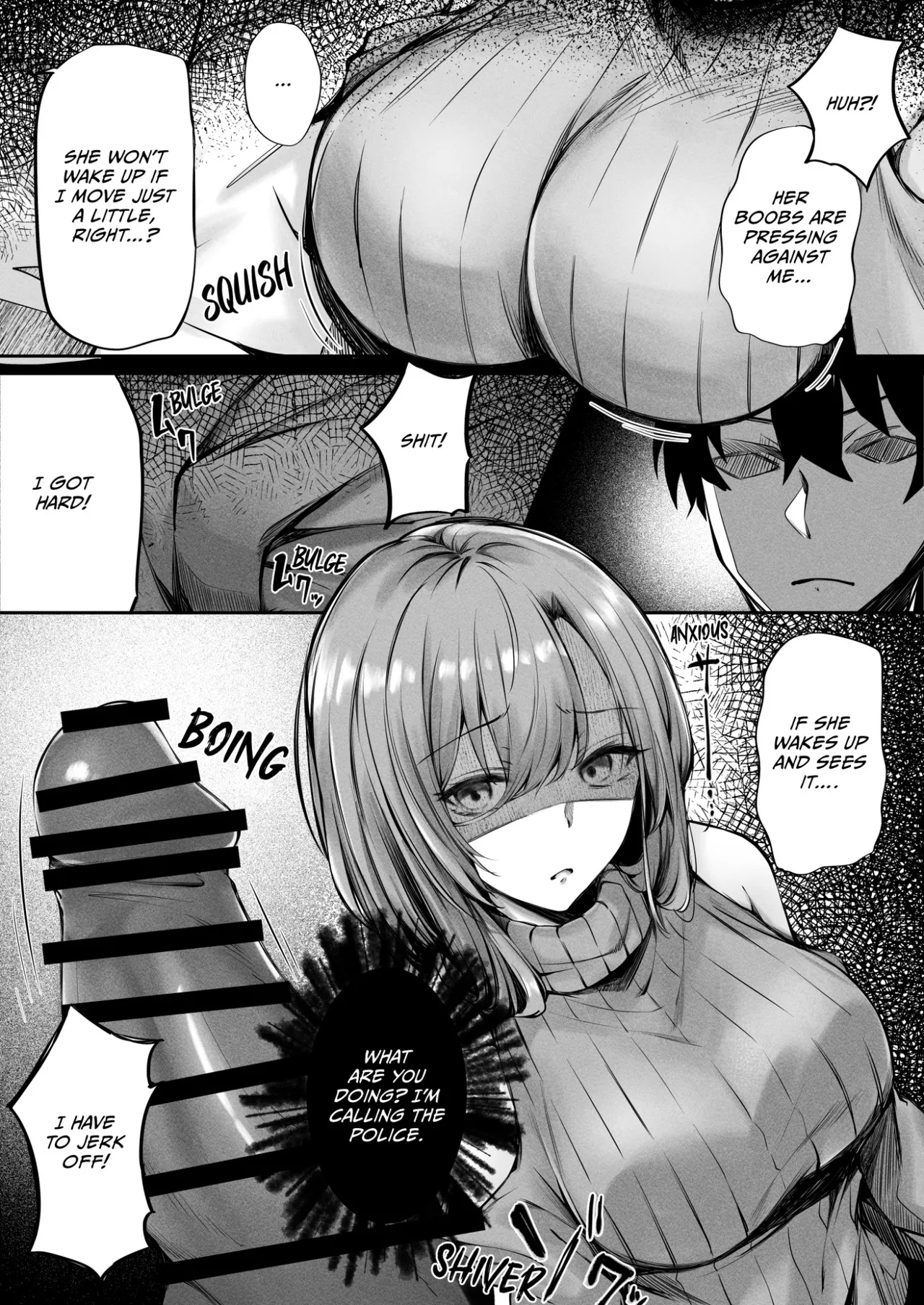 Tonari no Oneesan ga Ero sugite Shikottetara Kossori Nuite Kureta Hanashi | The Sexy Girl in the Next Seat Gave Me a Handjob page 9 full