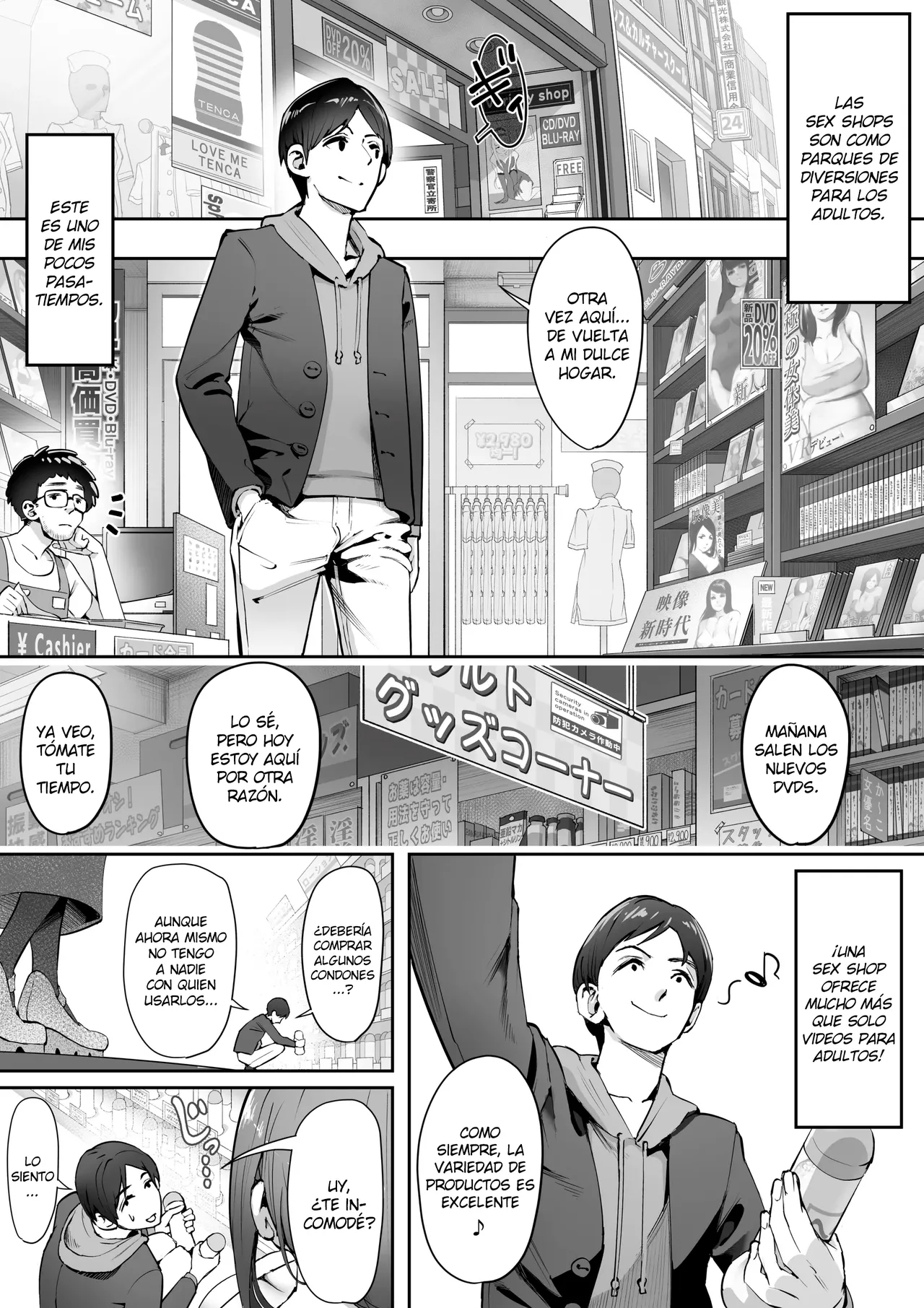 Adult Shop no Wakazuma-san｜Una Joven Esposa En Una Tienda Para Adultos page 2 full